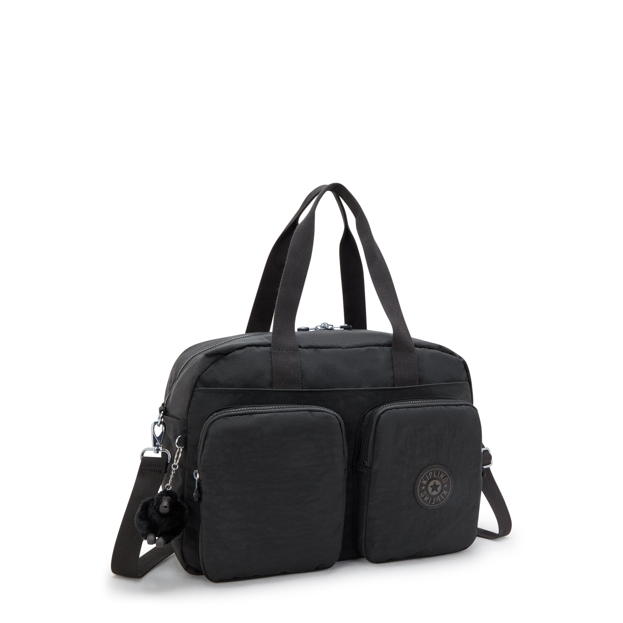 Kipling Defea XL Black Noir Weekender Shoulder Bag I3958-P39