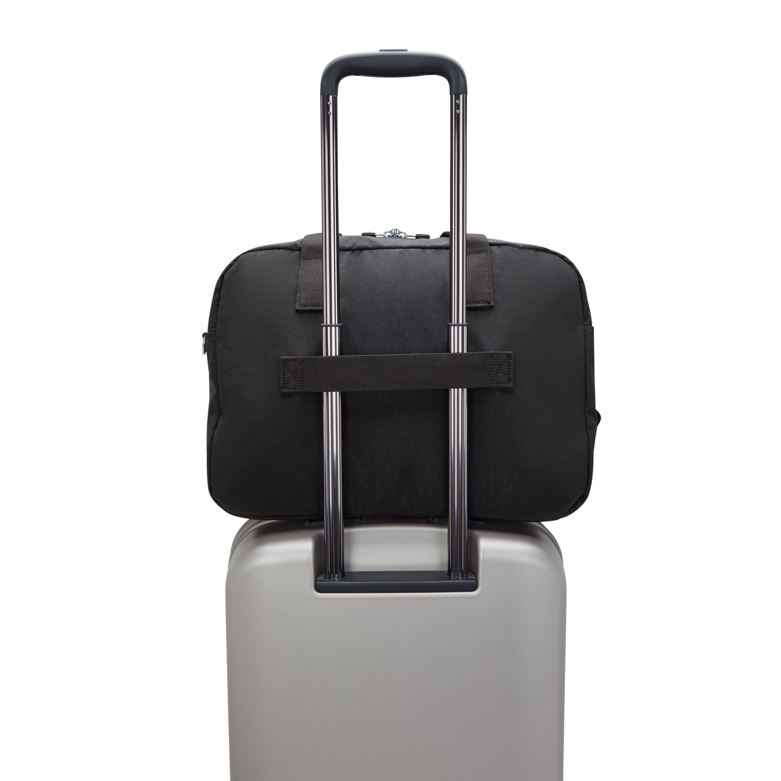 Kipling Defea XL Black Noir Weekender Shoulder Bag I3958-P39