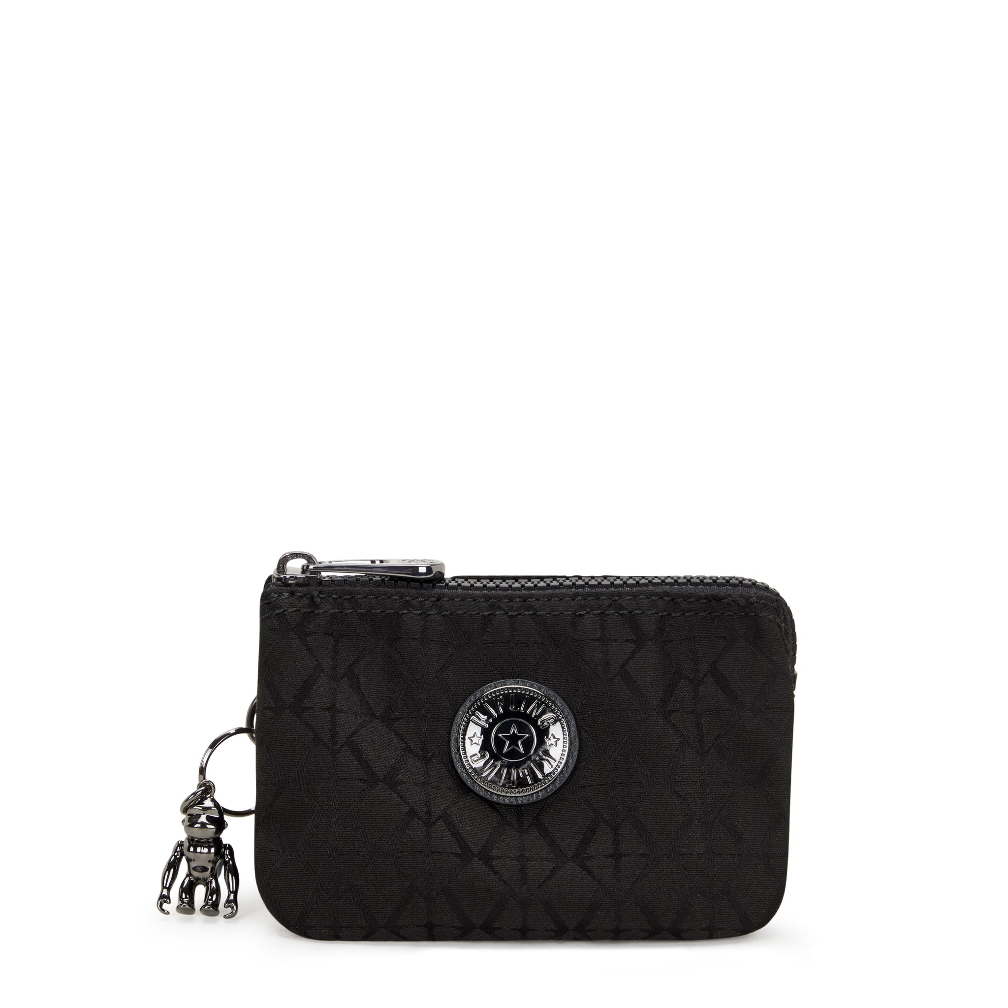 Kipling Creativity S Black Sign Jq Purse I4095-Y12