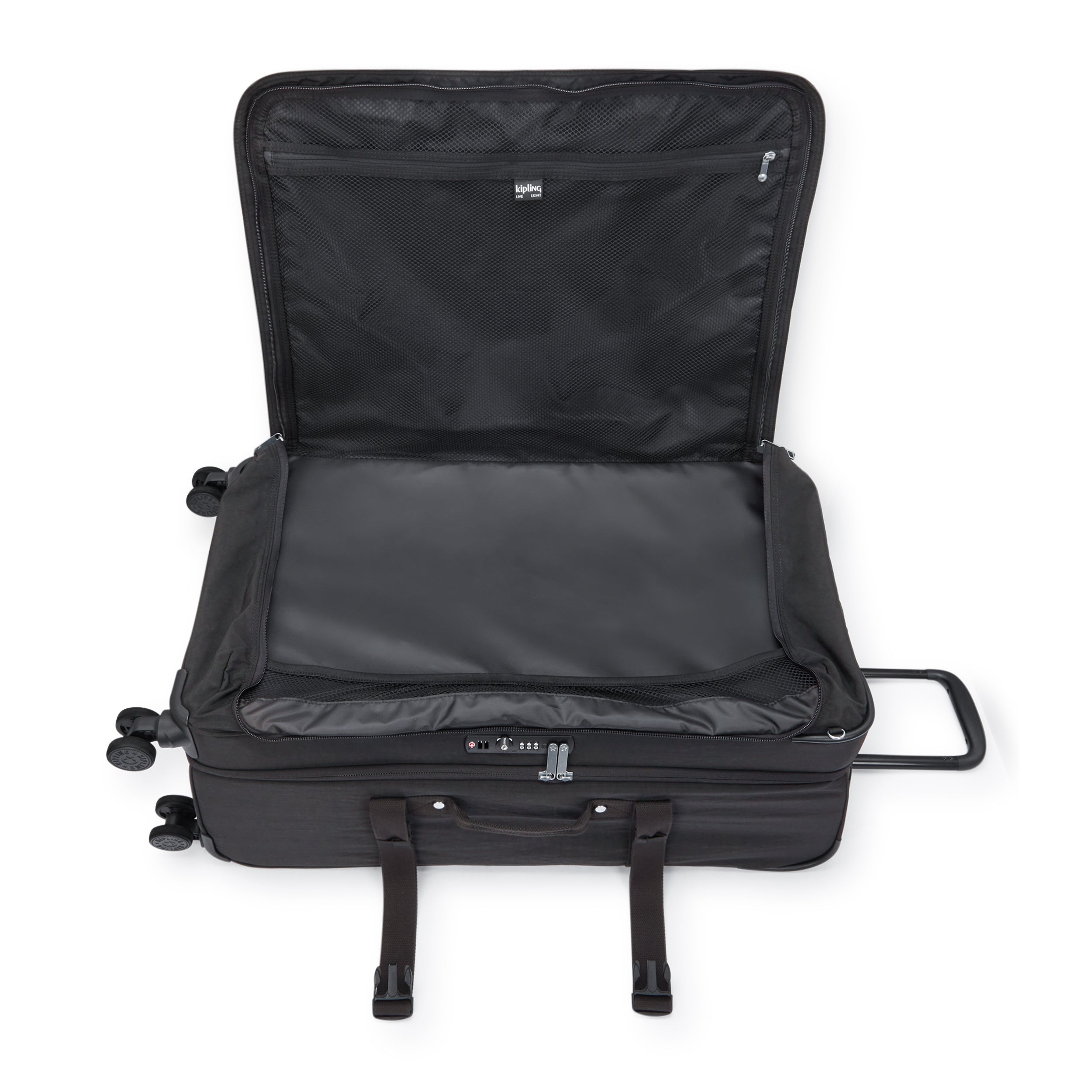 Kipling Spontaneous L Black Noir Wheeled Luggage C2I4193-P39
