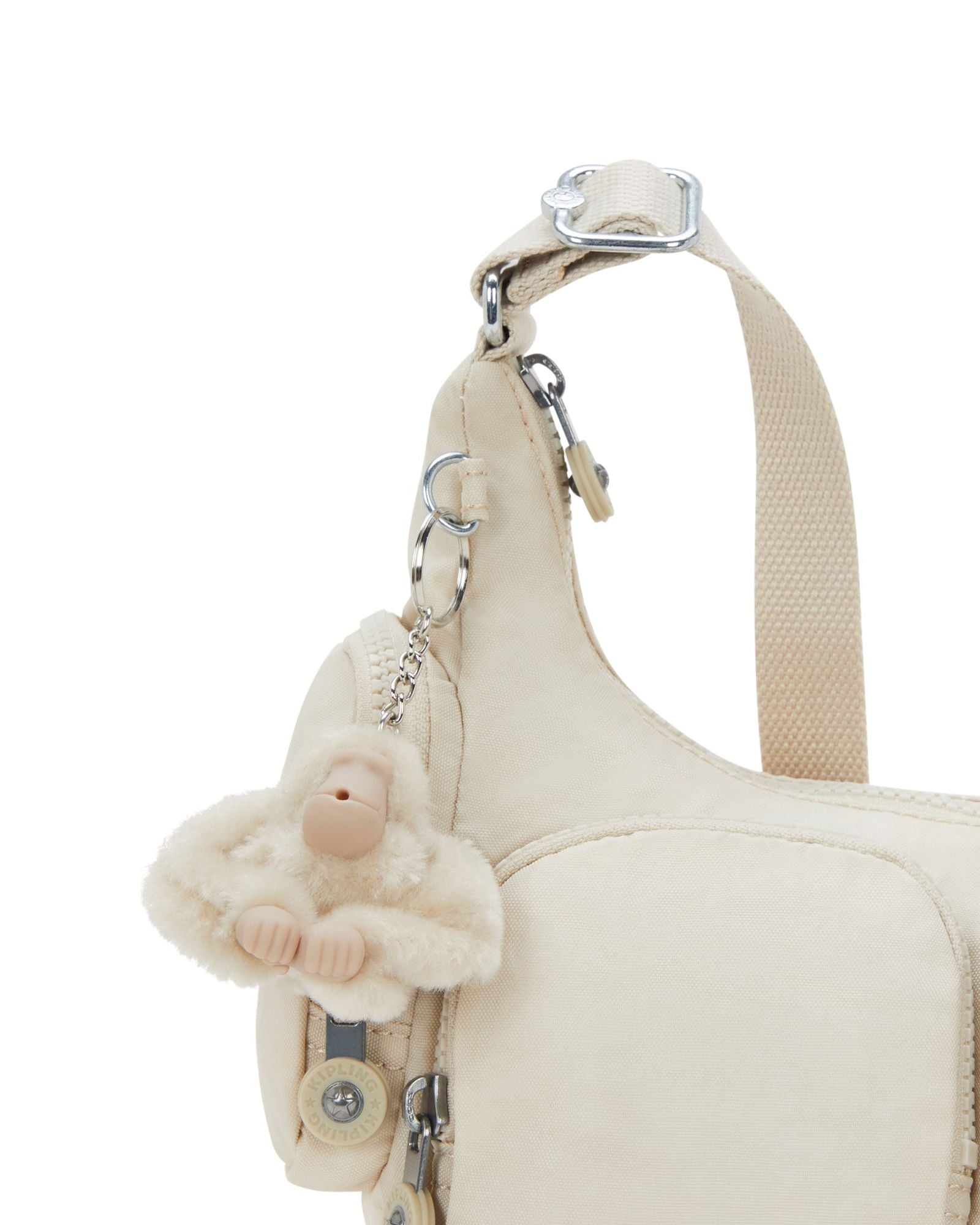 Kipling Rikka S Hideaway Beige Crossbody Bag I4333-7JR