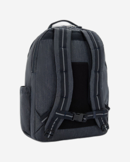Kipling Seoul College Extra Marine Navy Large Backpack with Laptop Compartment I4352-58C