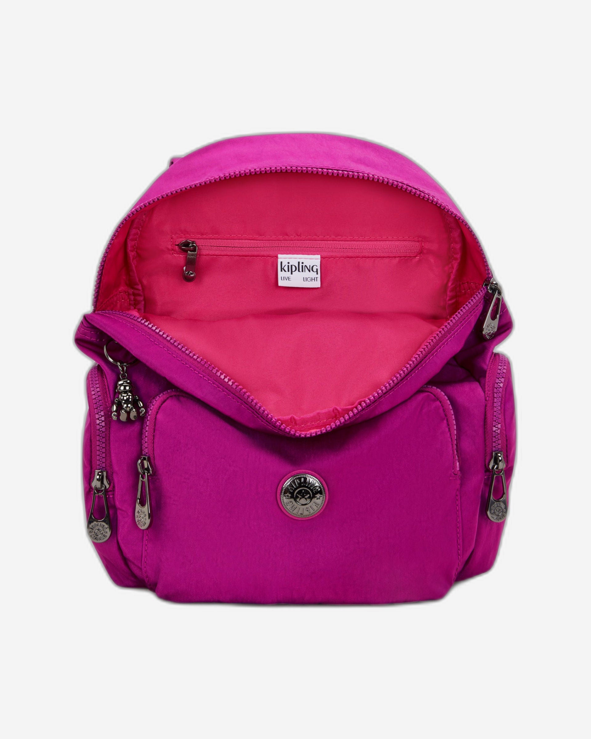 Kipling City Zip S Fuchsia Night Small Backpack I4430-7LE