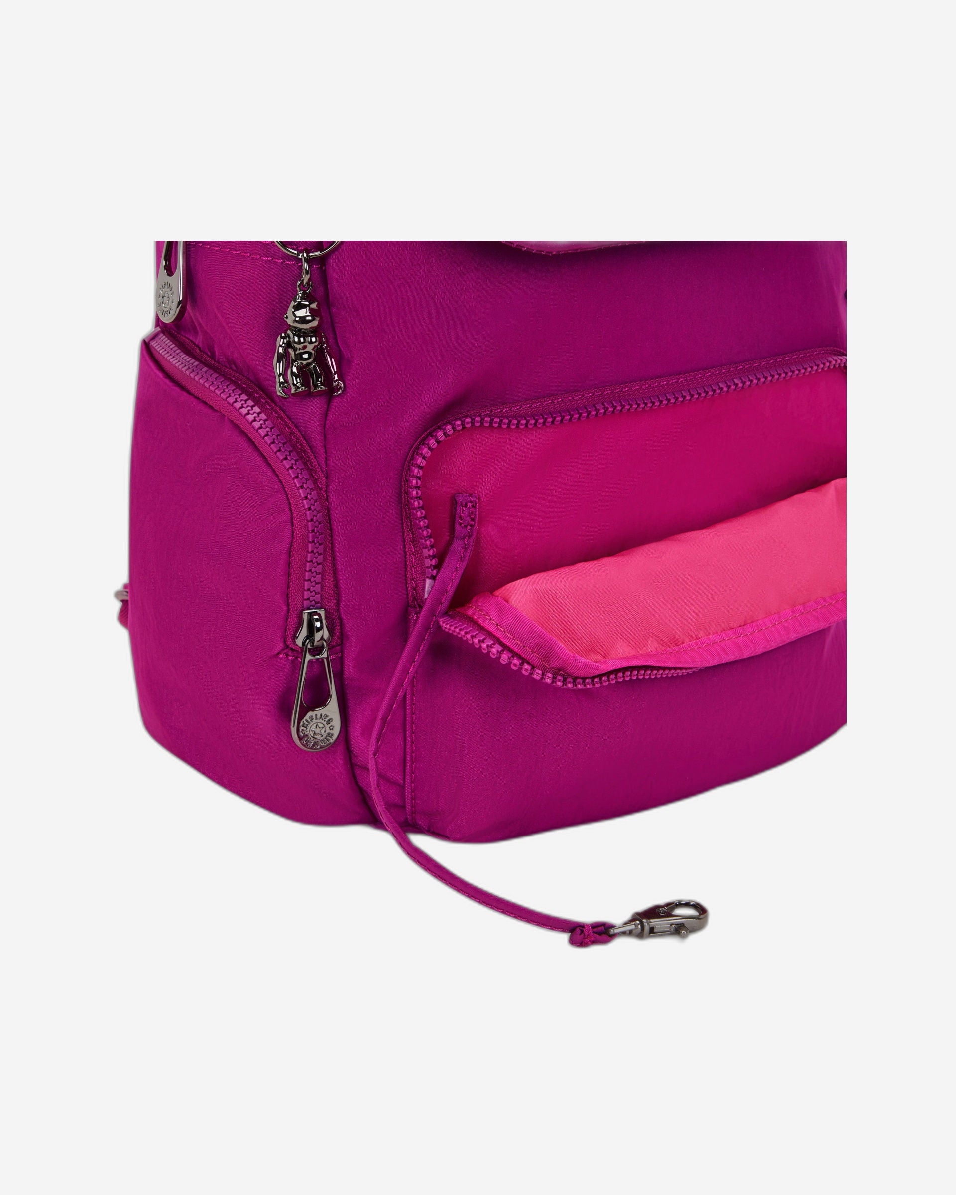 Kipling City Zip S Fuchsia Night Small Backpack I4430-7LE