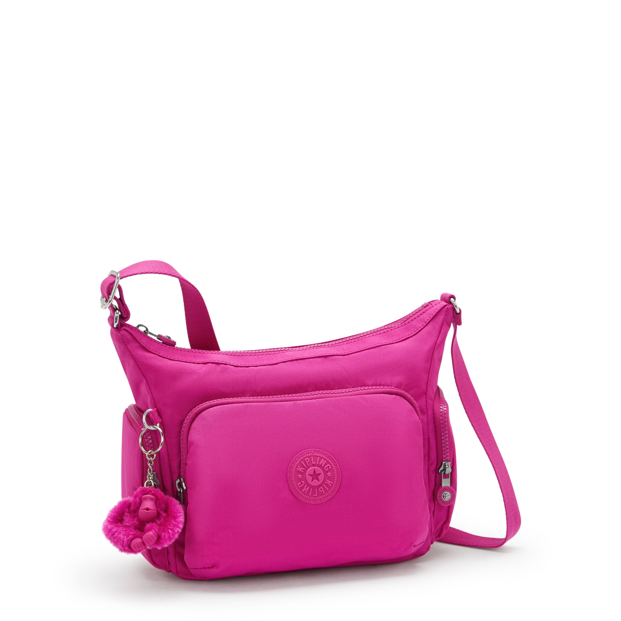 Kipling Gabb S Glowing Fuchsia Crossbody Bag I4493-3KU