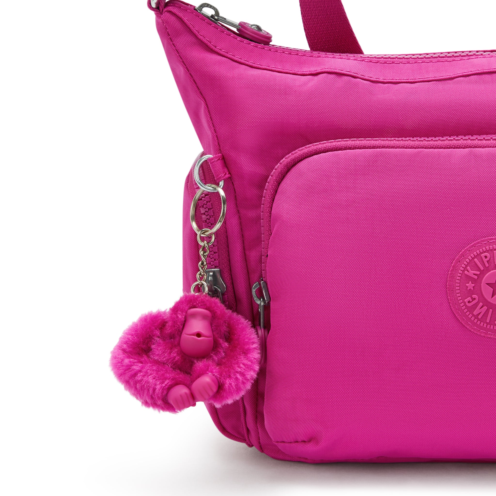 Kipling Gabb S Glowing Fuchsia Crossbody Bag I4493-3KU