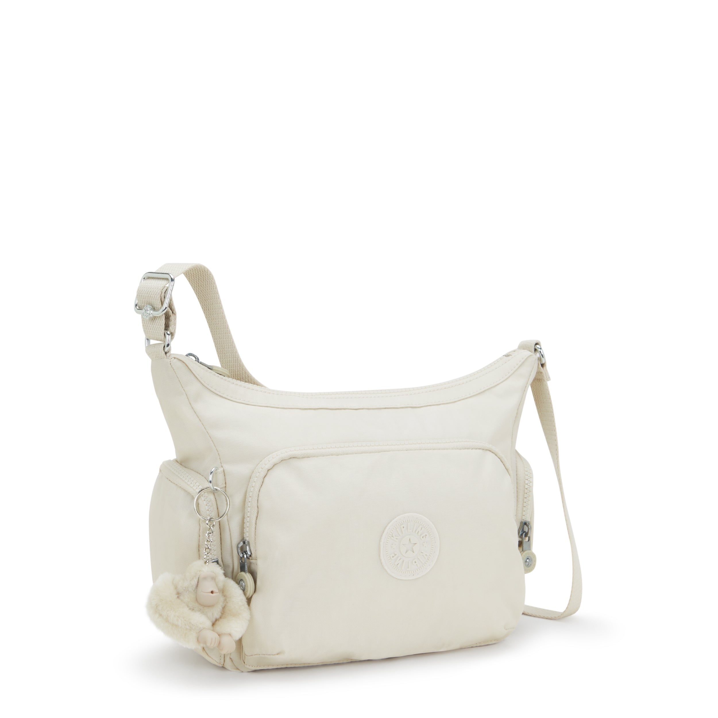 Kipling Gabb S Hideaway Beige Crossbody Bag I4493-7JR