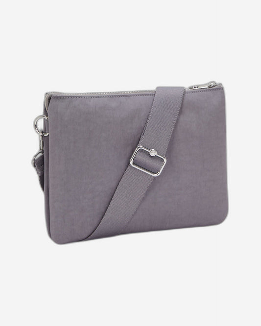 Kipling Riri L Zip Grey Spice Medium Crossbody (with Removable Shoulderstrap) I4507-4GV