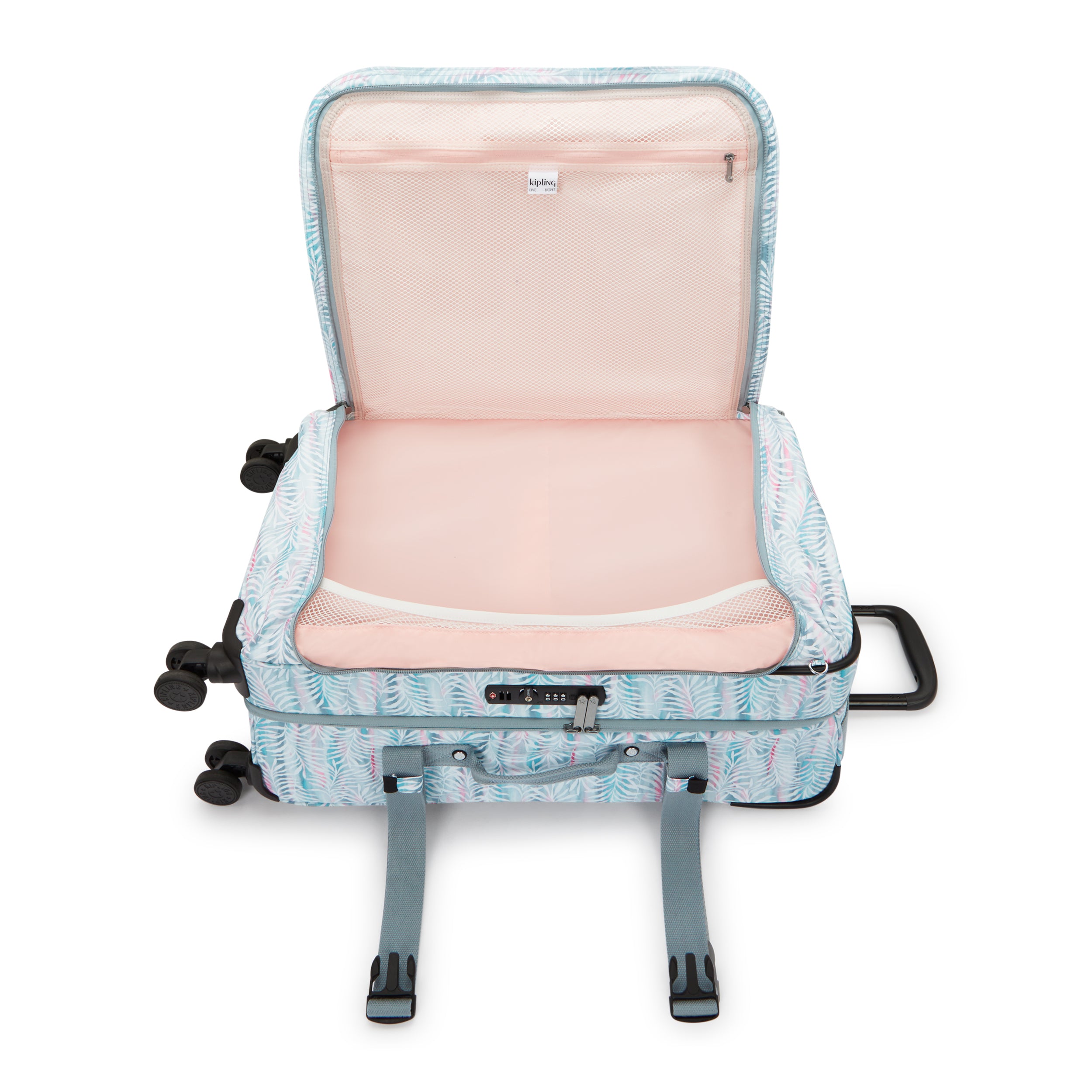 Kipling Spontaneous M Palmtree Leaves Wheeled Luggage I4556-3QN