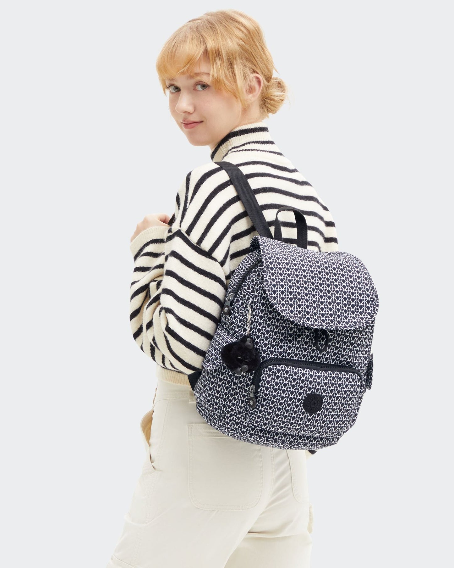 Kipling City Pack S Signature Print Small Backpack I4581-DD2