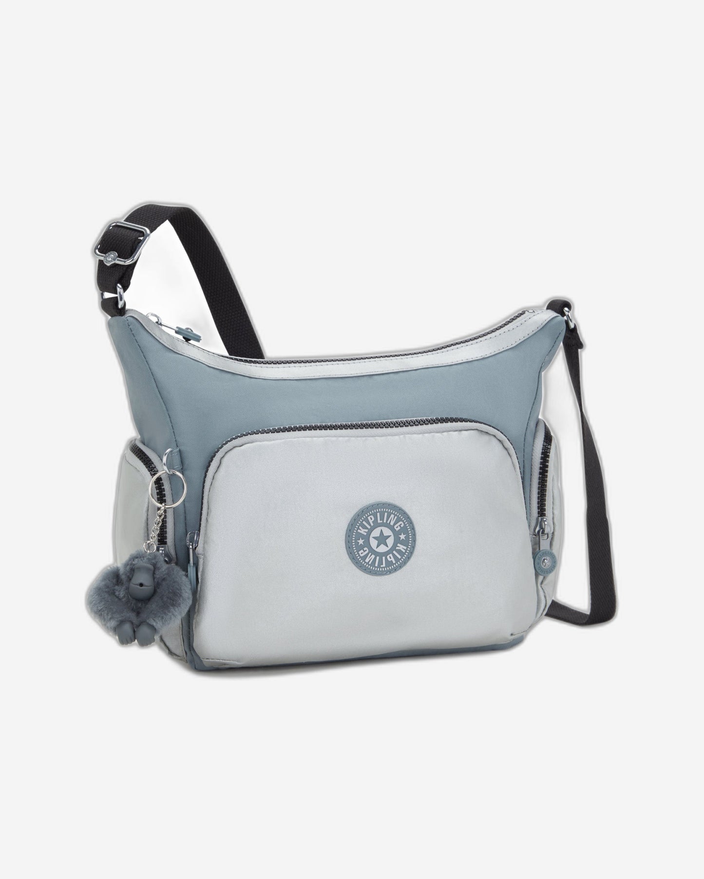 Kipling Gabb S Relaxed Grey Bl Medium Crossbody I4611-3FM