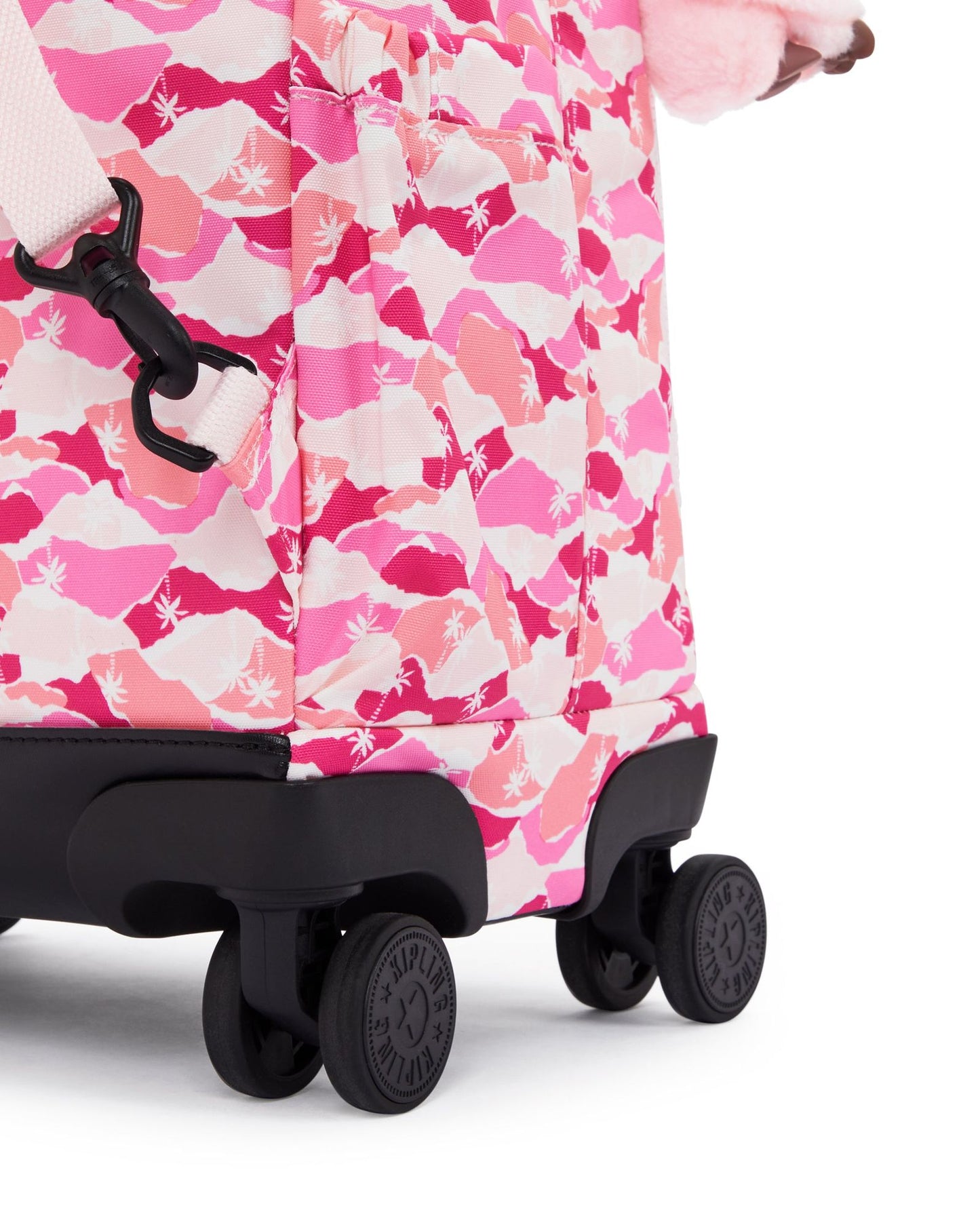 Kipling New Zea Pink Palm compartment Wheeled Bag I4674-1BV