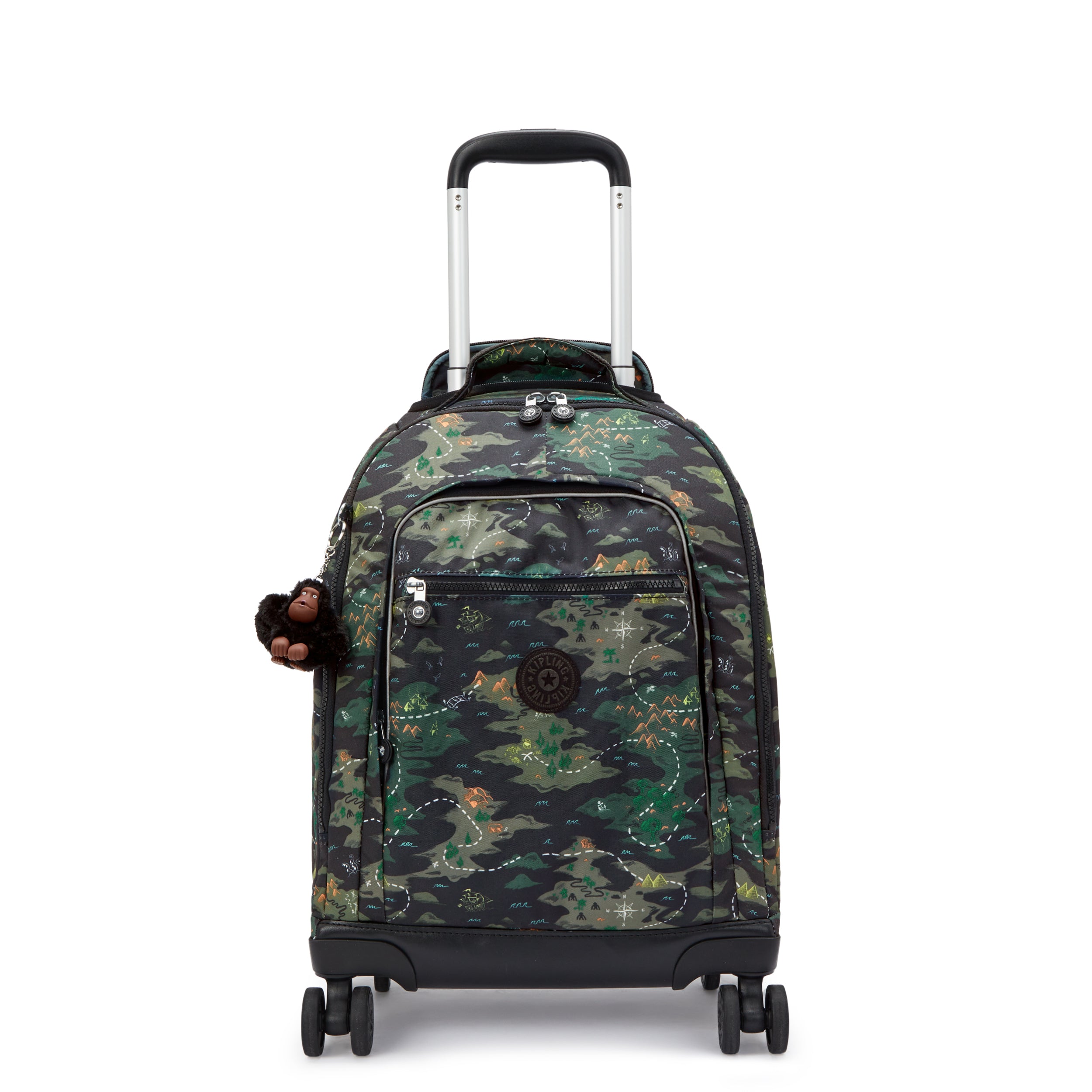 KIPLING New Zea Camo Treasure Large wheeled backpack (with laptop protection) I4674-3PB