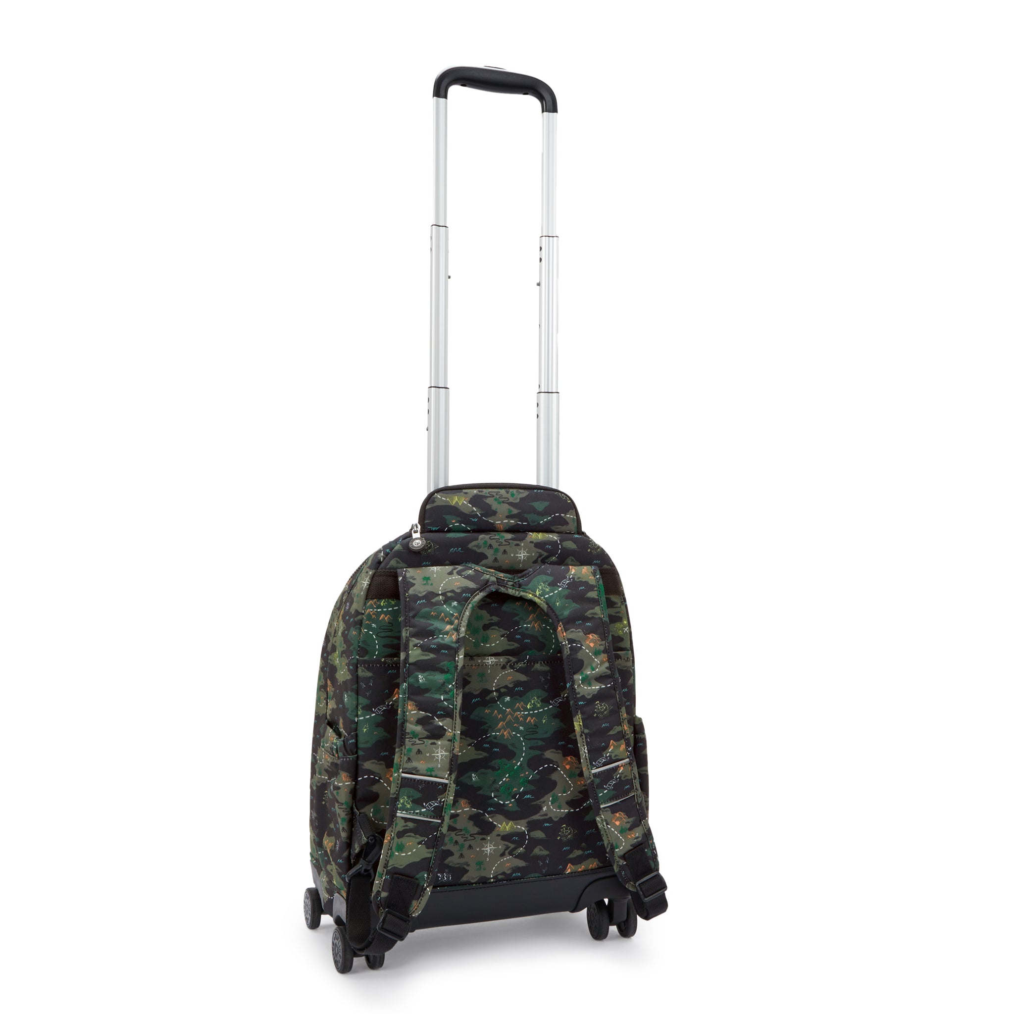 Kipling New Zea Camo Treasure Wheeled Backpack I4674-3PB