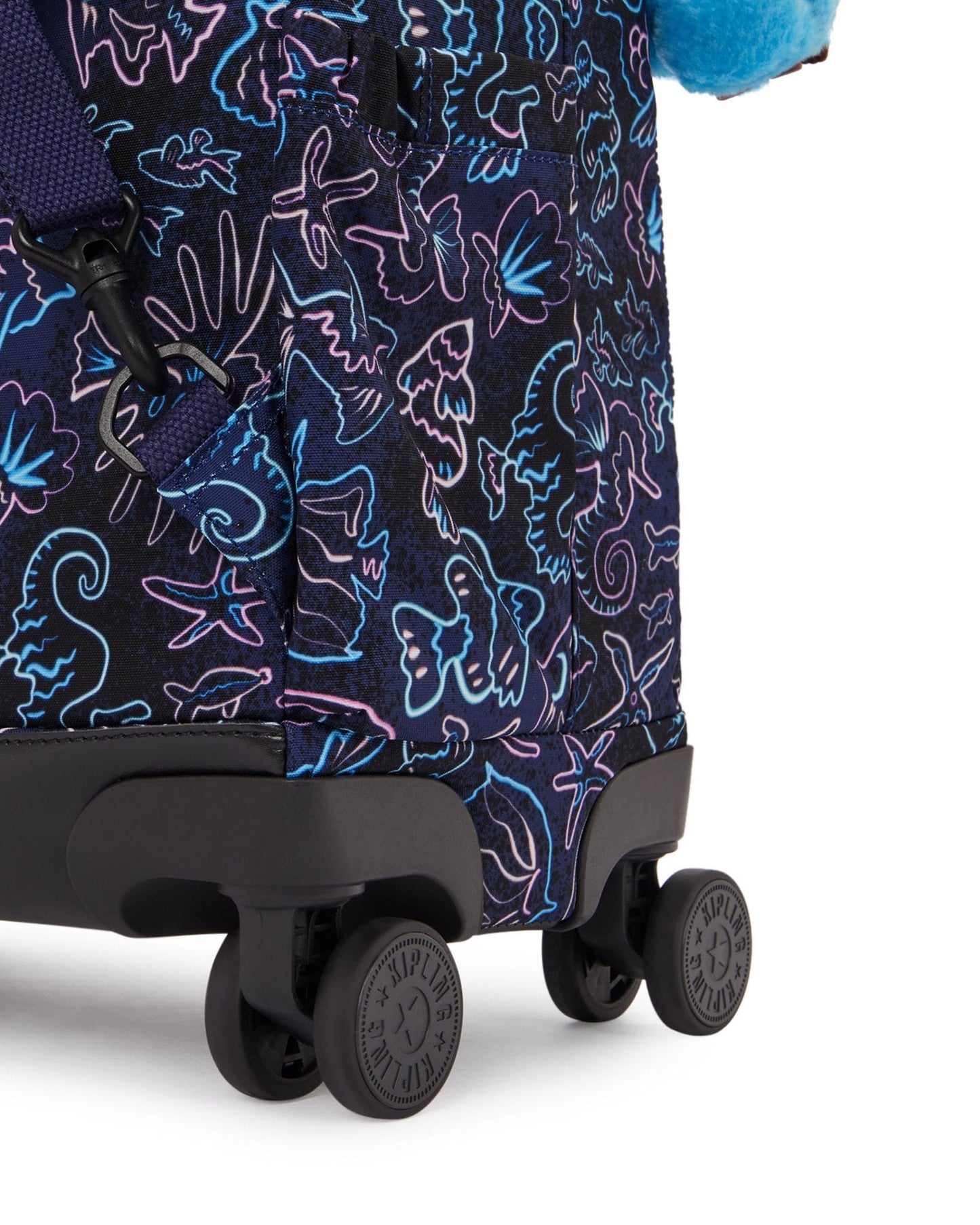 Kipling New Zea Disco Fish Large Wheeled Backpack with Laptop Compartment I4674-4FK