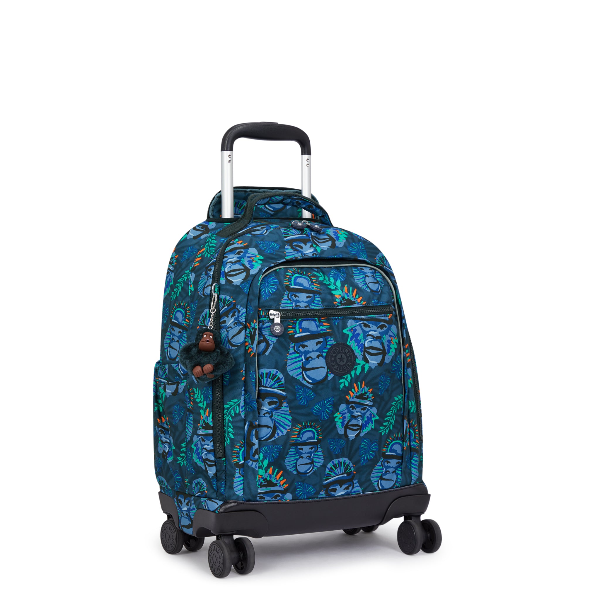 Kipling New Zea Blue Monkey Fun Wheeled Bag C2I4674-8HJ