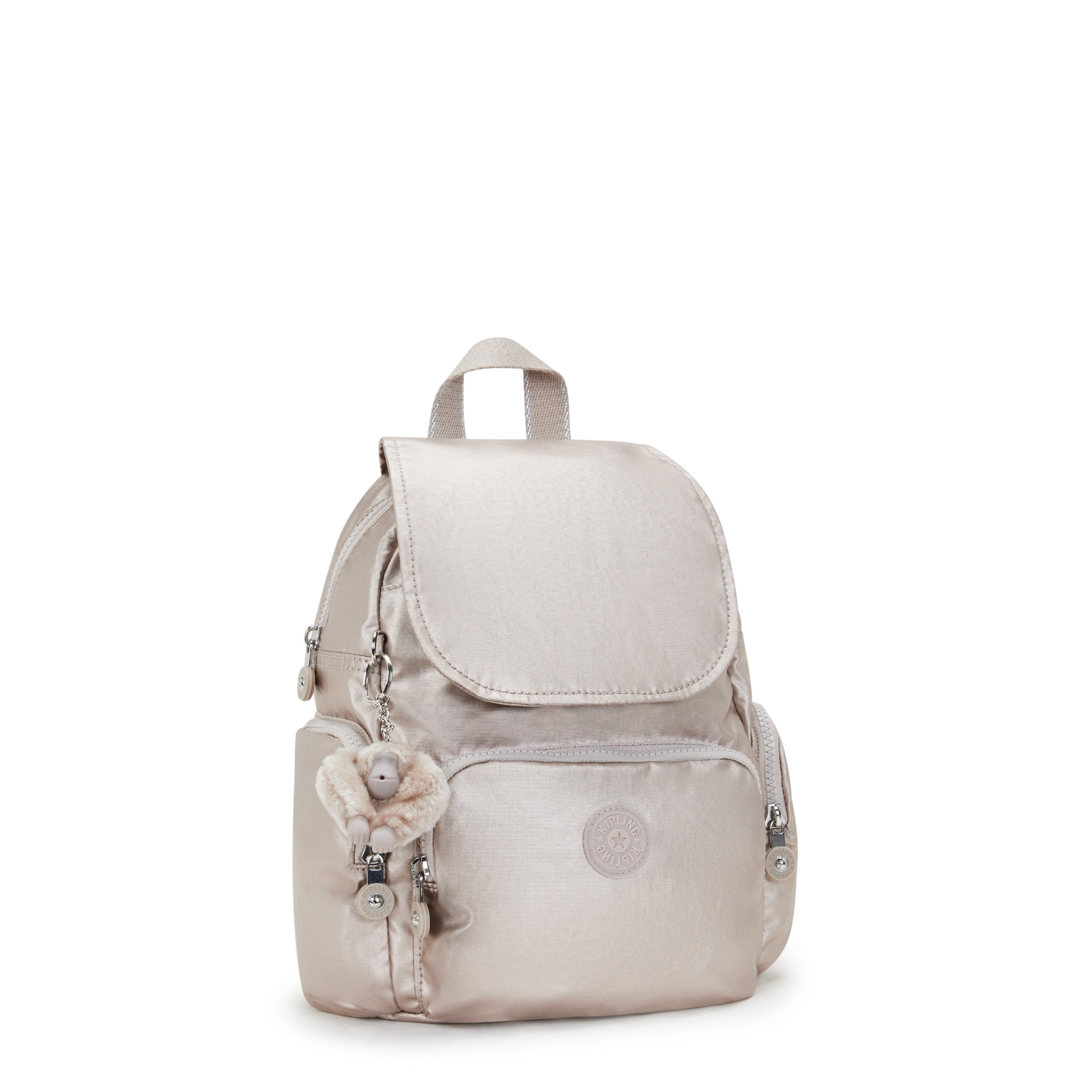 Kipling City Zip Mini Metallic Glow Backpack C2I4697-48I