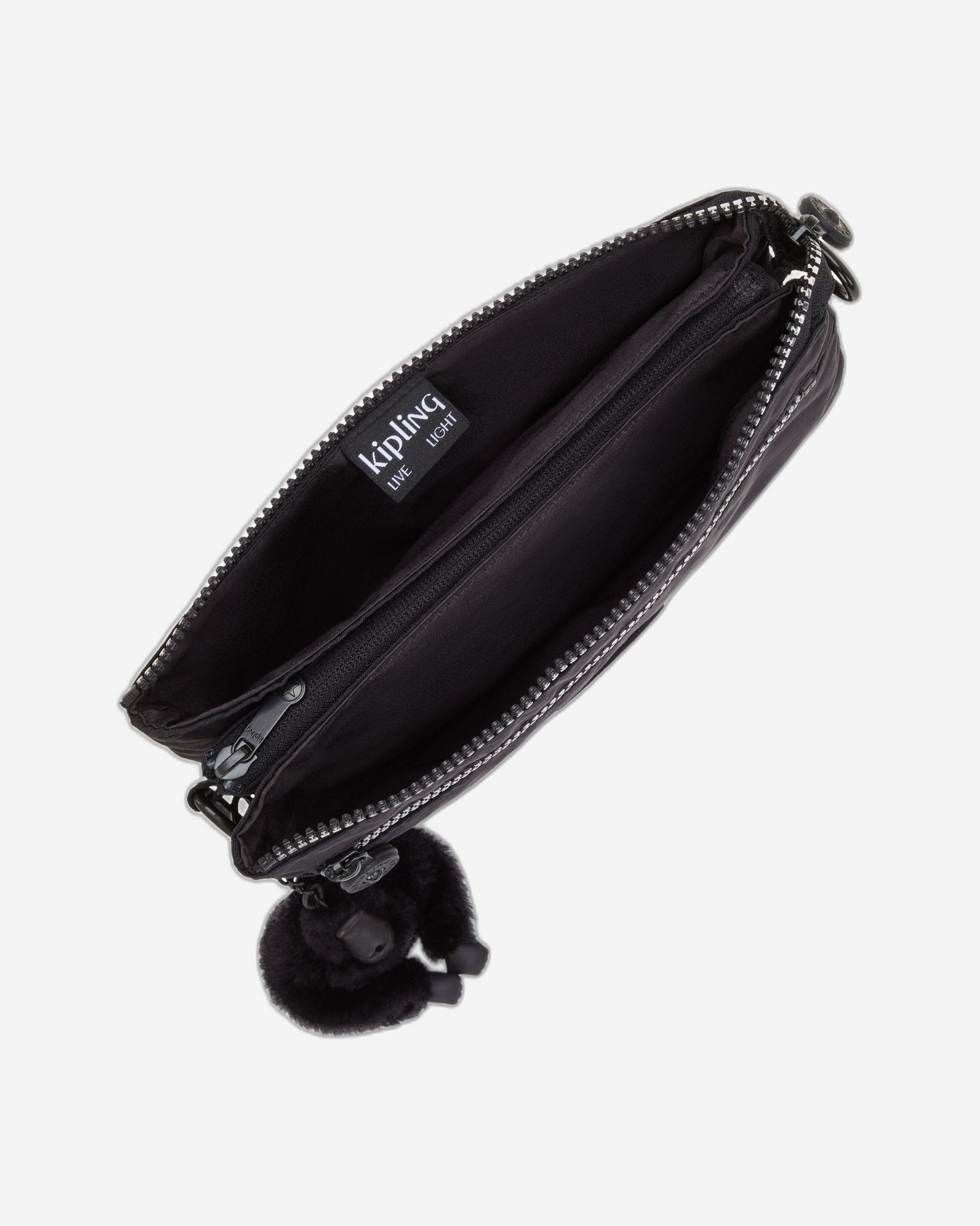 Kipling Riri Zip Glorious Silver Crossbody Bag I4745-9SB