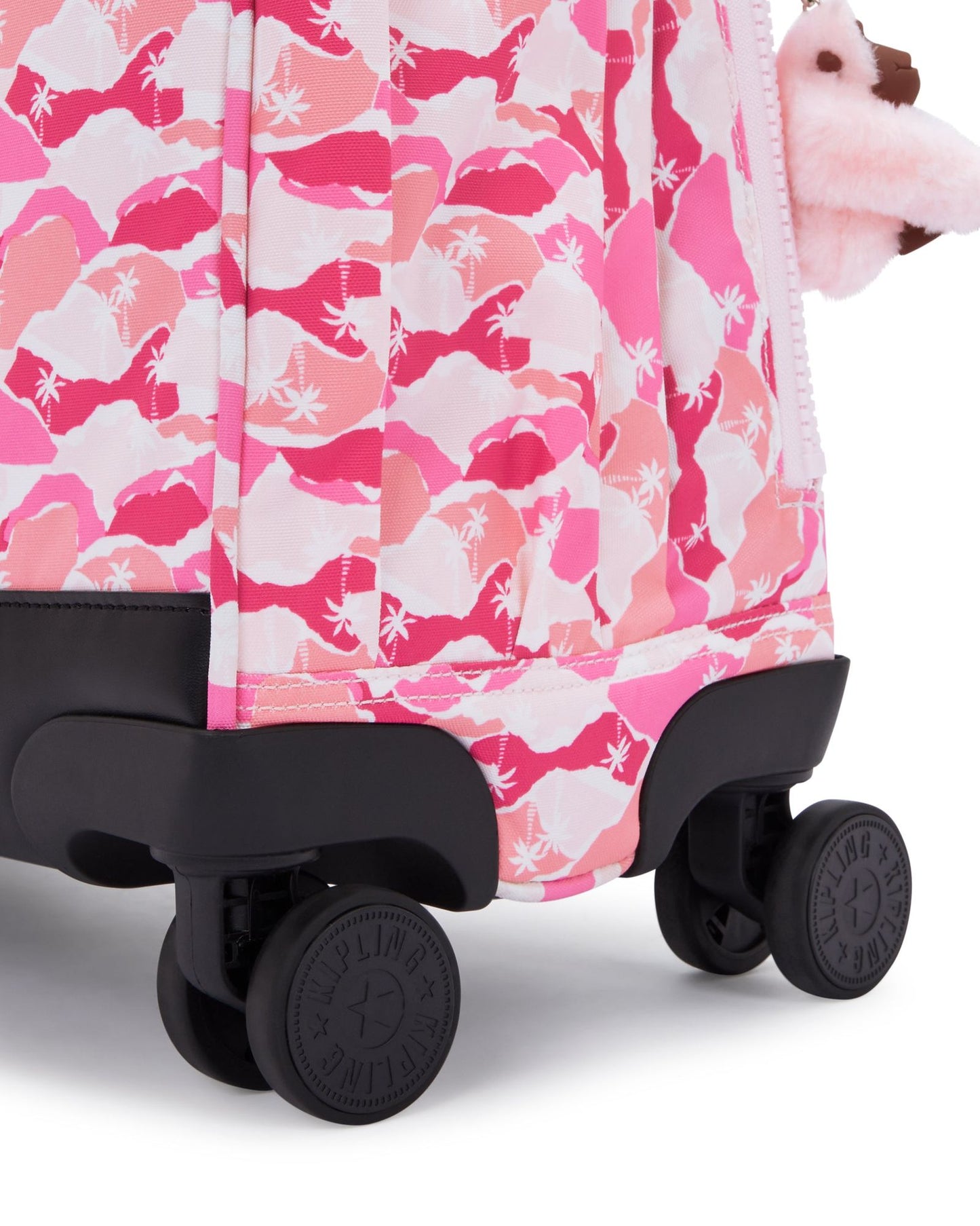 Kipling New Storia Pink Palm Wheeled Bag I4847-1BV