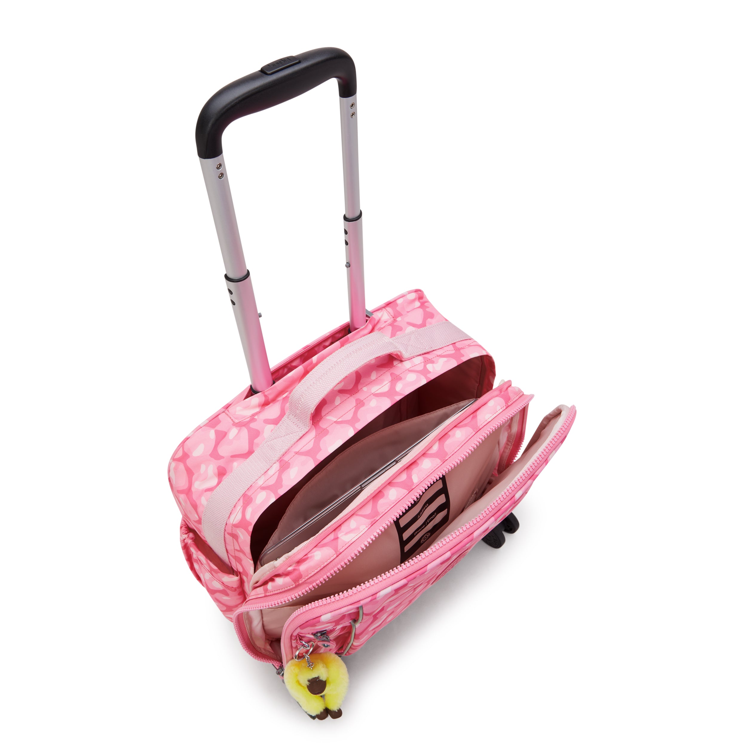 Kipling New Storia Adorable Hearts Wheeled Bag I4847-1NB