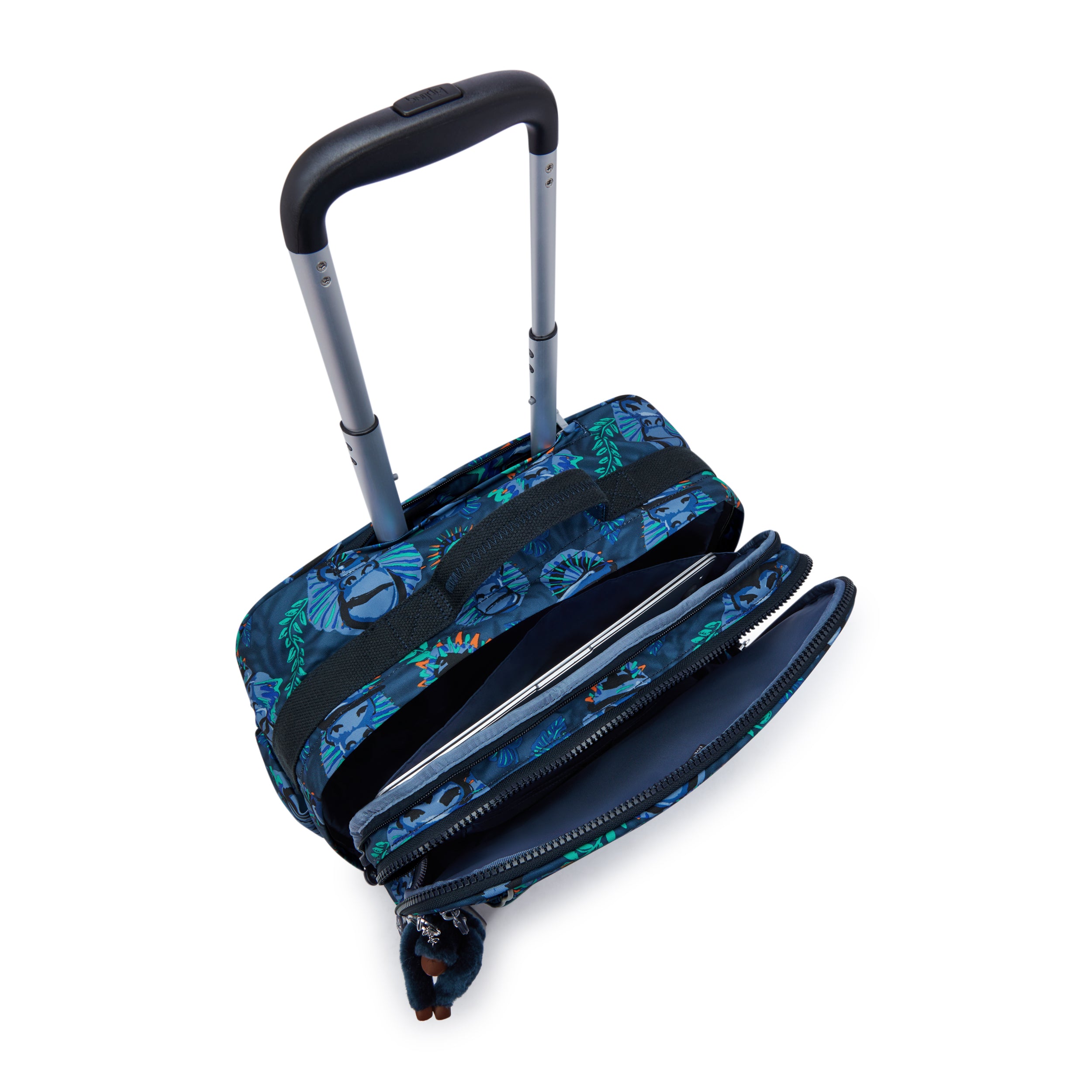 Kipling New Storia Blue Monkey Fun Wheeled Bag C2I4847-8HJ