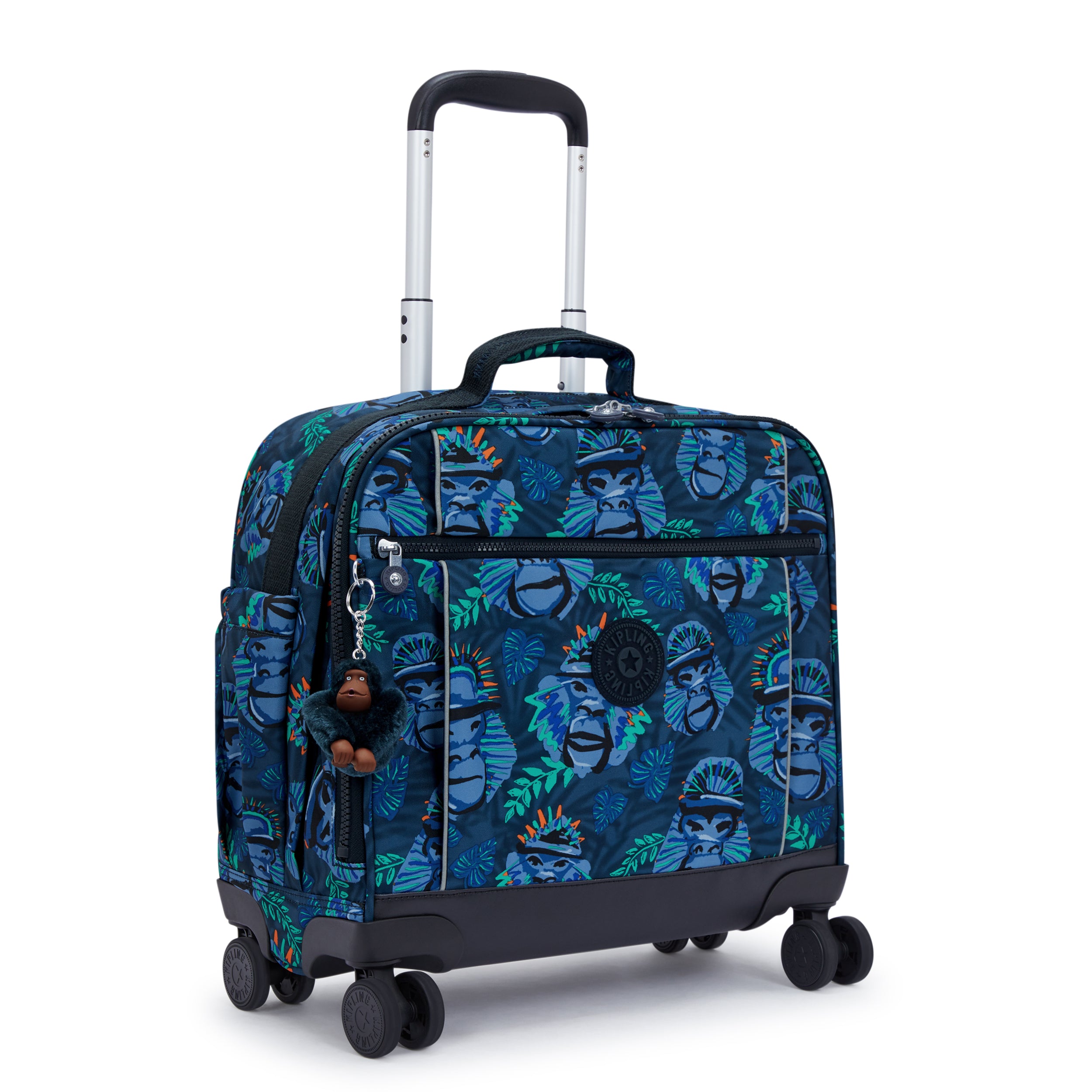 Kipling New Storia Blue Monkey Fun Wheeled Bag C2I4847-8HJ
