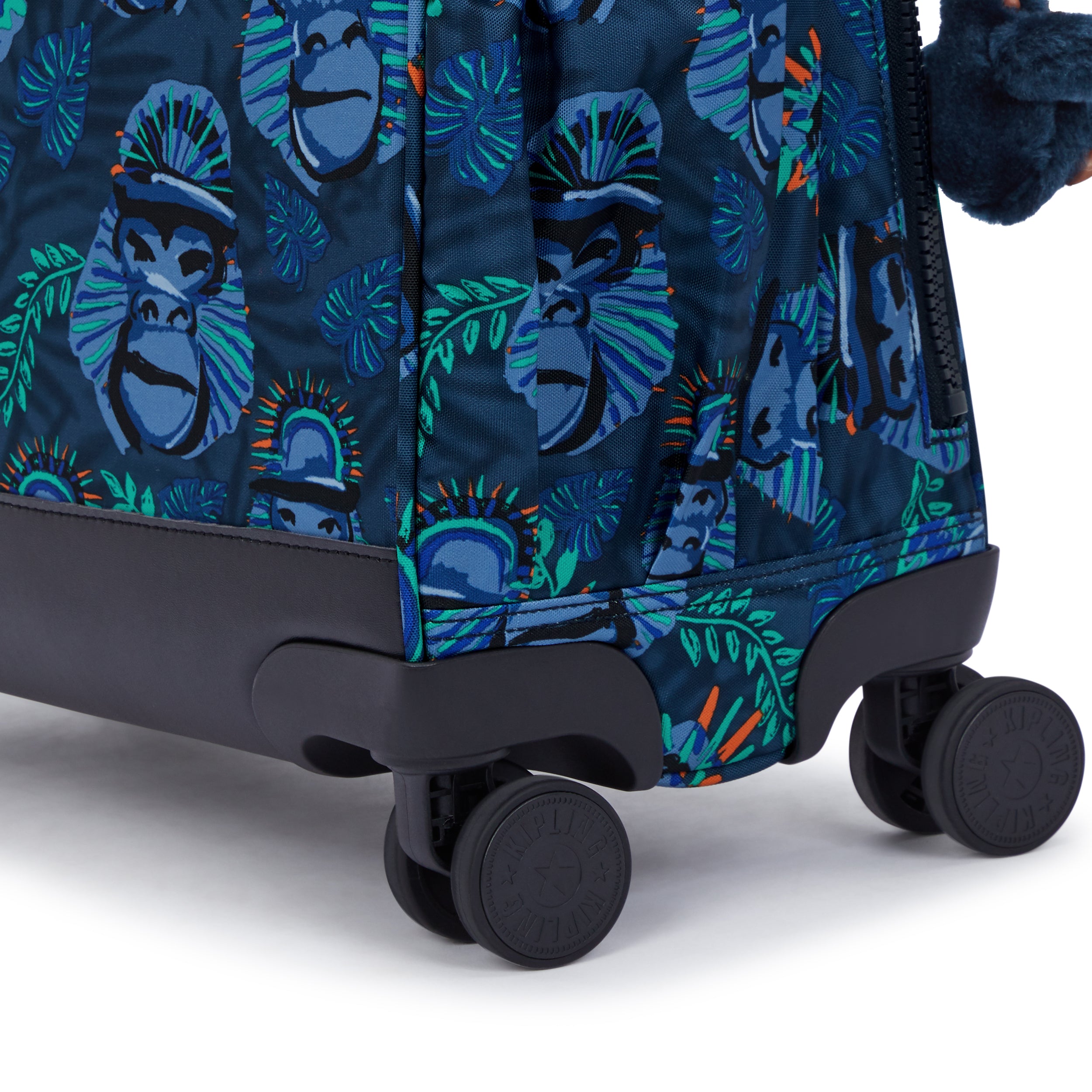 Kipling New Storia Blue Monkey Fun Wheeled Bag C2I4847-8HJ