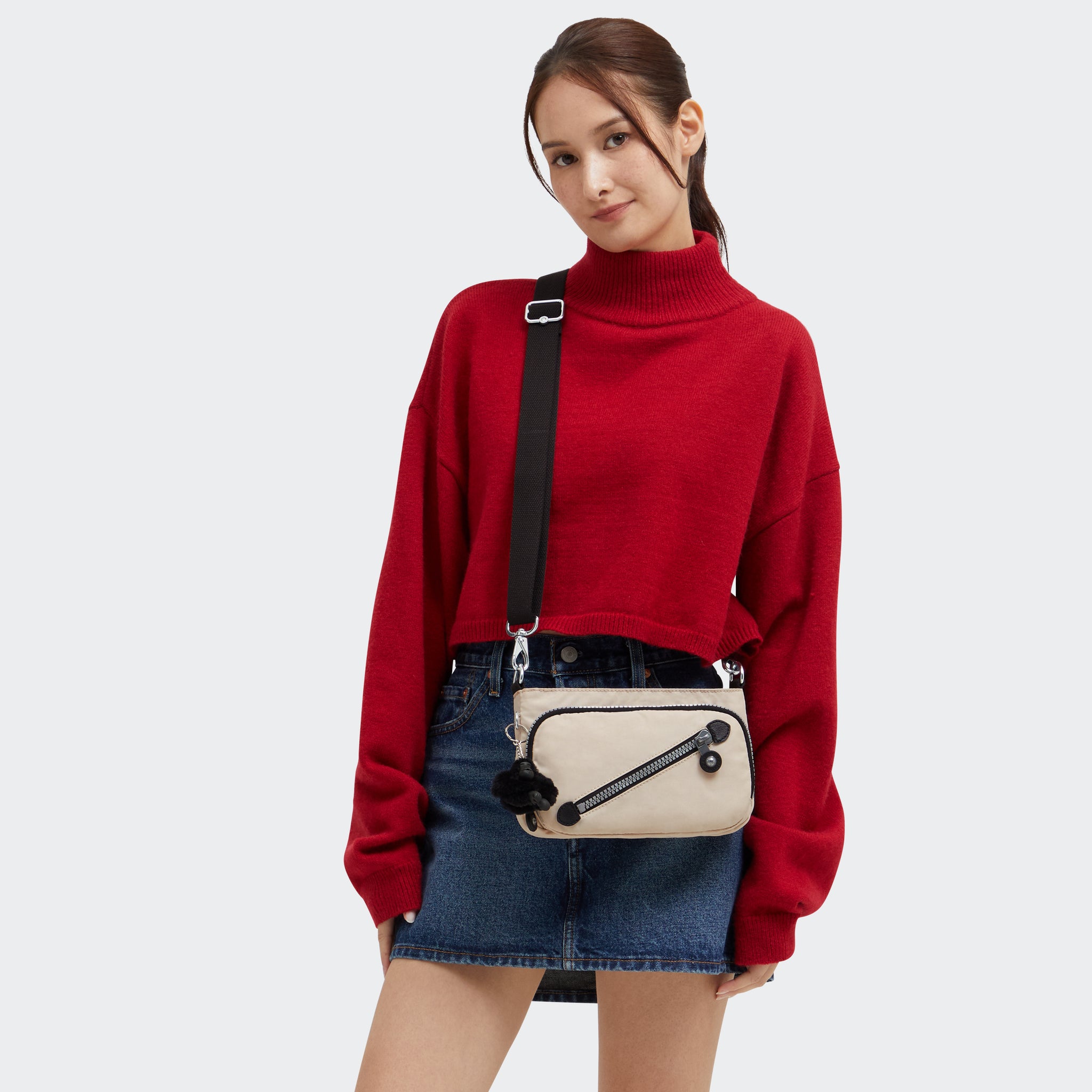 Kipling New Milos Back To Beige H Shoulder Bag I4874-3RY