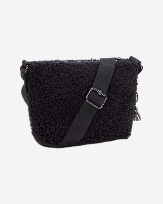 Kipling Ayna Black Fuzz Small Crossbody Bag I4894-5PF