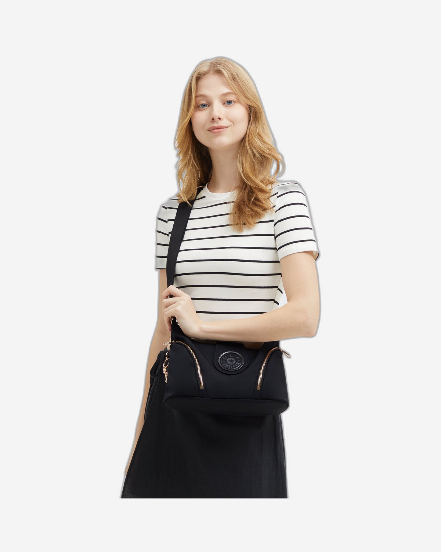 Kipling Sera M Blck Rose Spice Medium Crossbody I5107-62Q