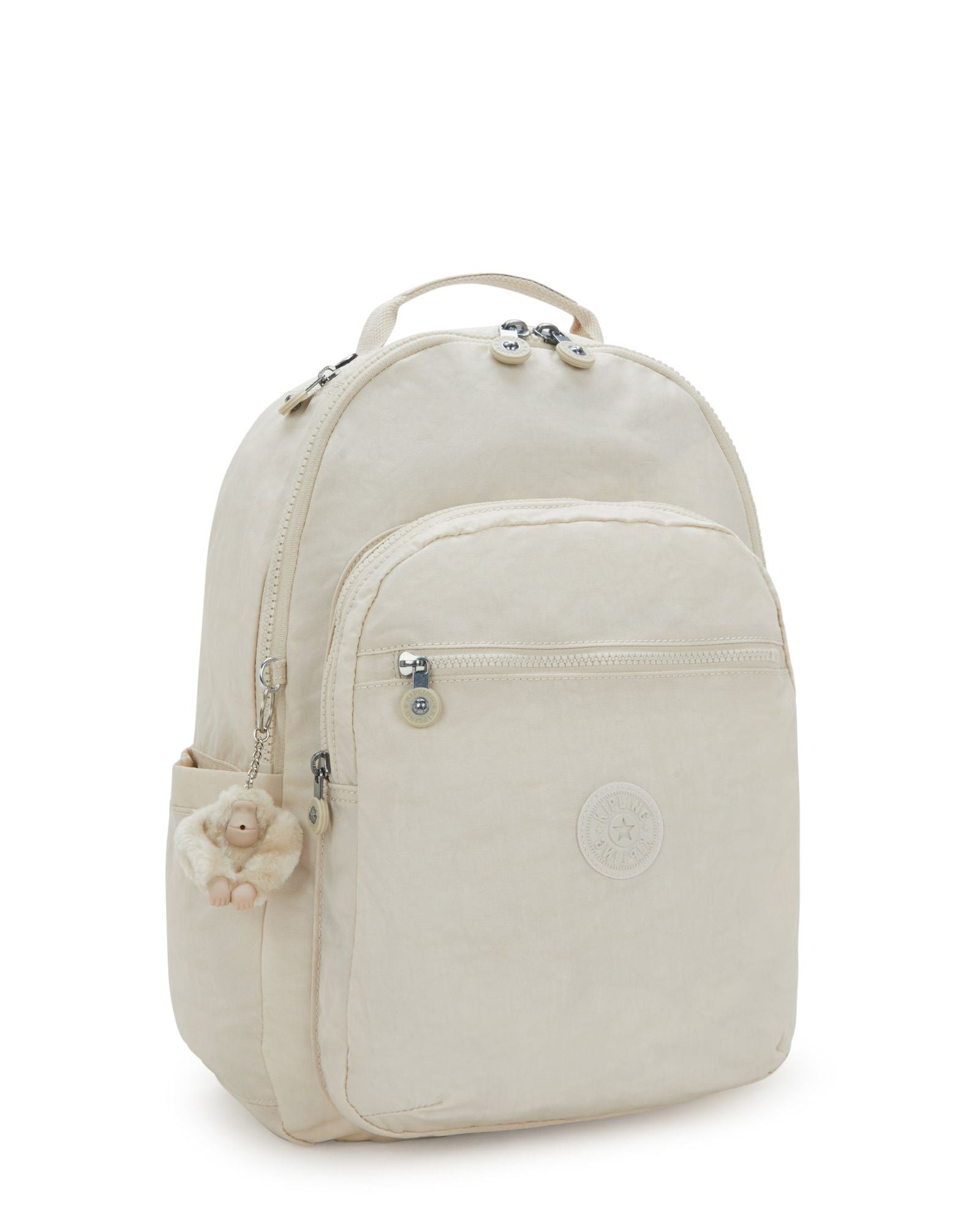 Kipling Seoul Hideaway Beige Large Backpack I5210-7JR