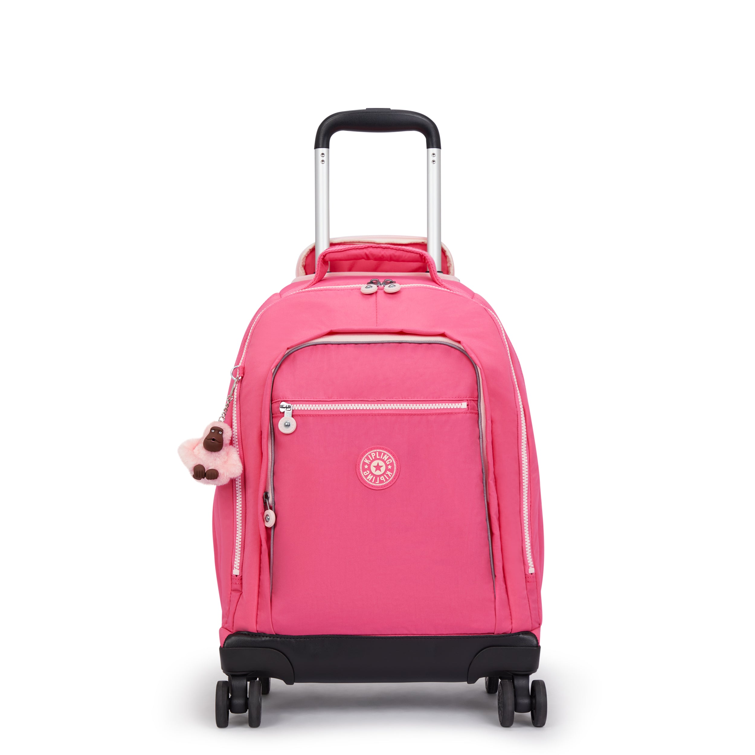 KIPLING-New Zea-Large wheeled backpack (with laptop protection)-Happy Pink C-I5246-BZ8