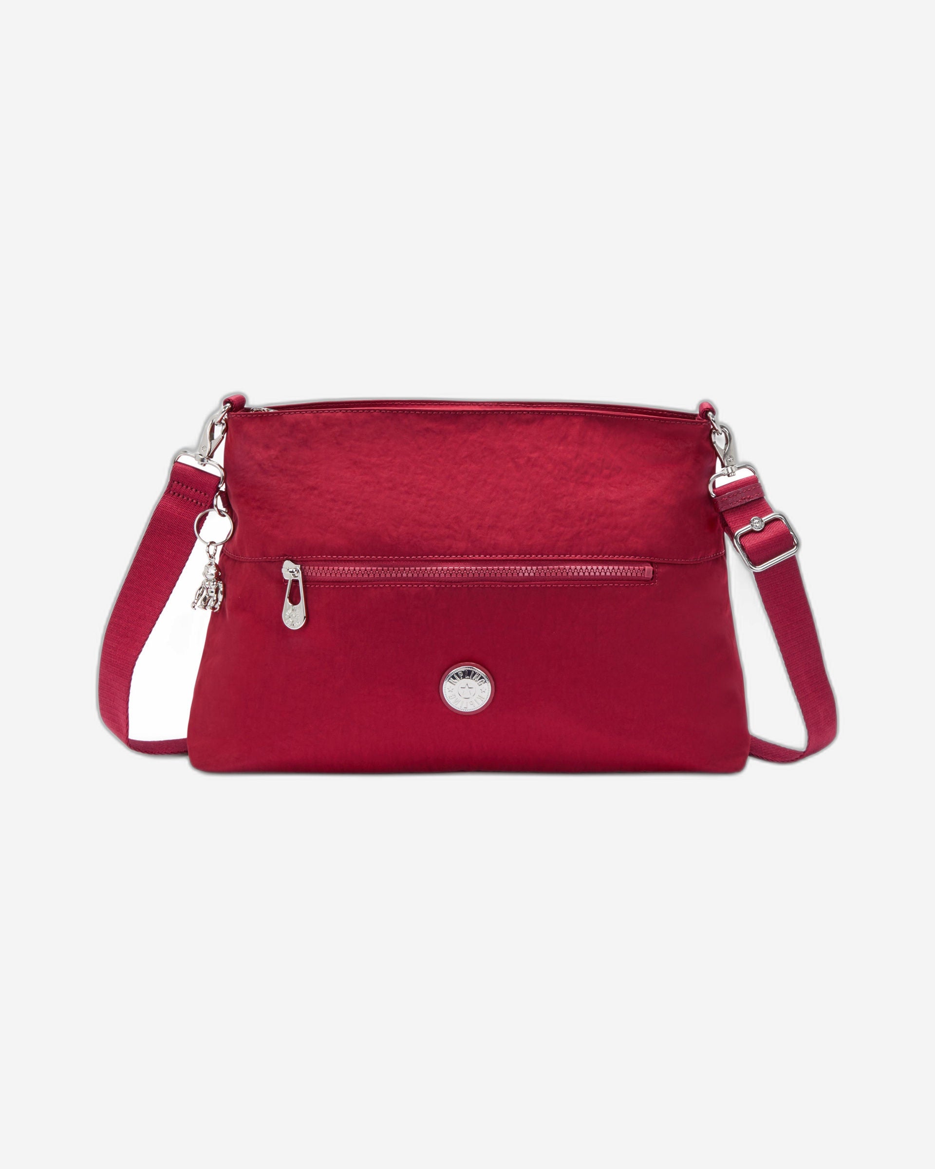 Kipling Pollie M Red Red Wine Medium Shoulderbag I5346-6SE