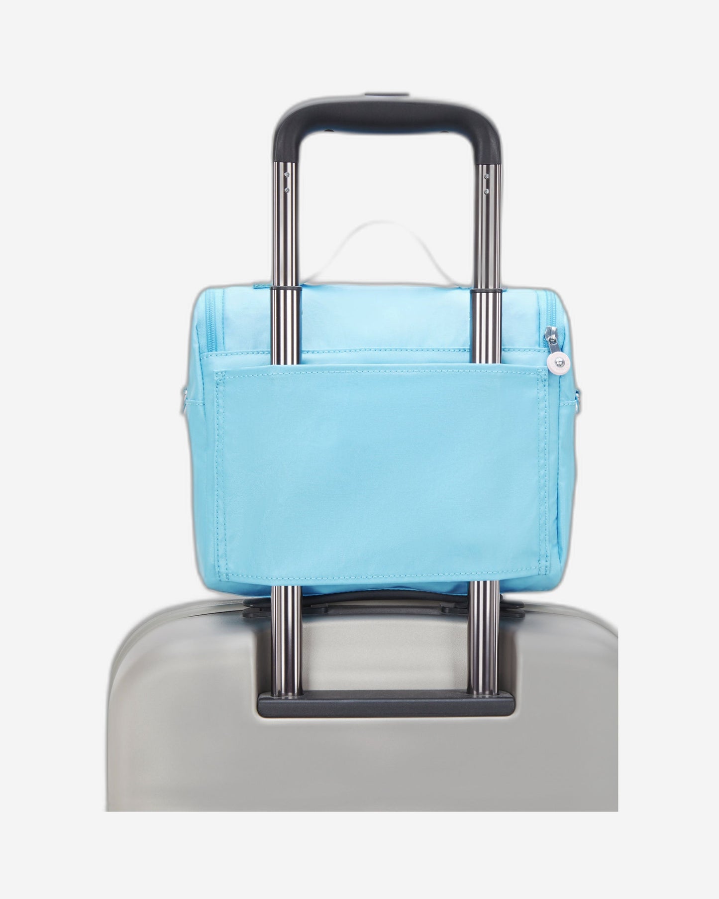 Kipling New Kichirou Sea Blue Met Large lunchbag with trolley sleeve I5356-52D