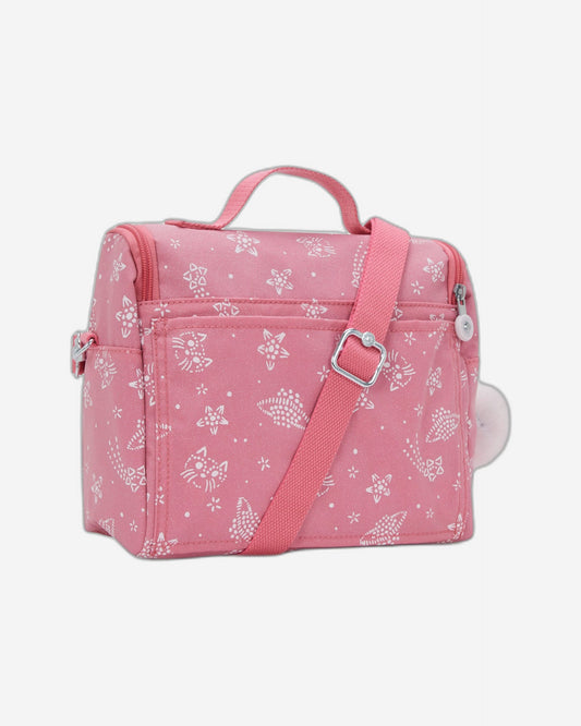 Kipling New Kichirou Glitter Cats Large Lunch Bag (with Trolley Sleeve) I5356-5FR