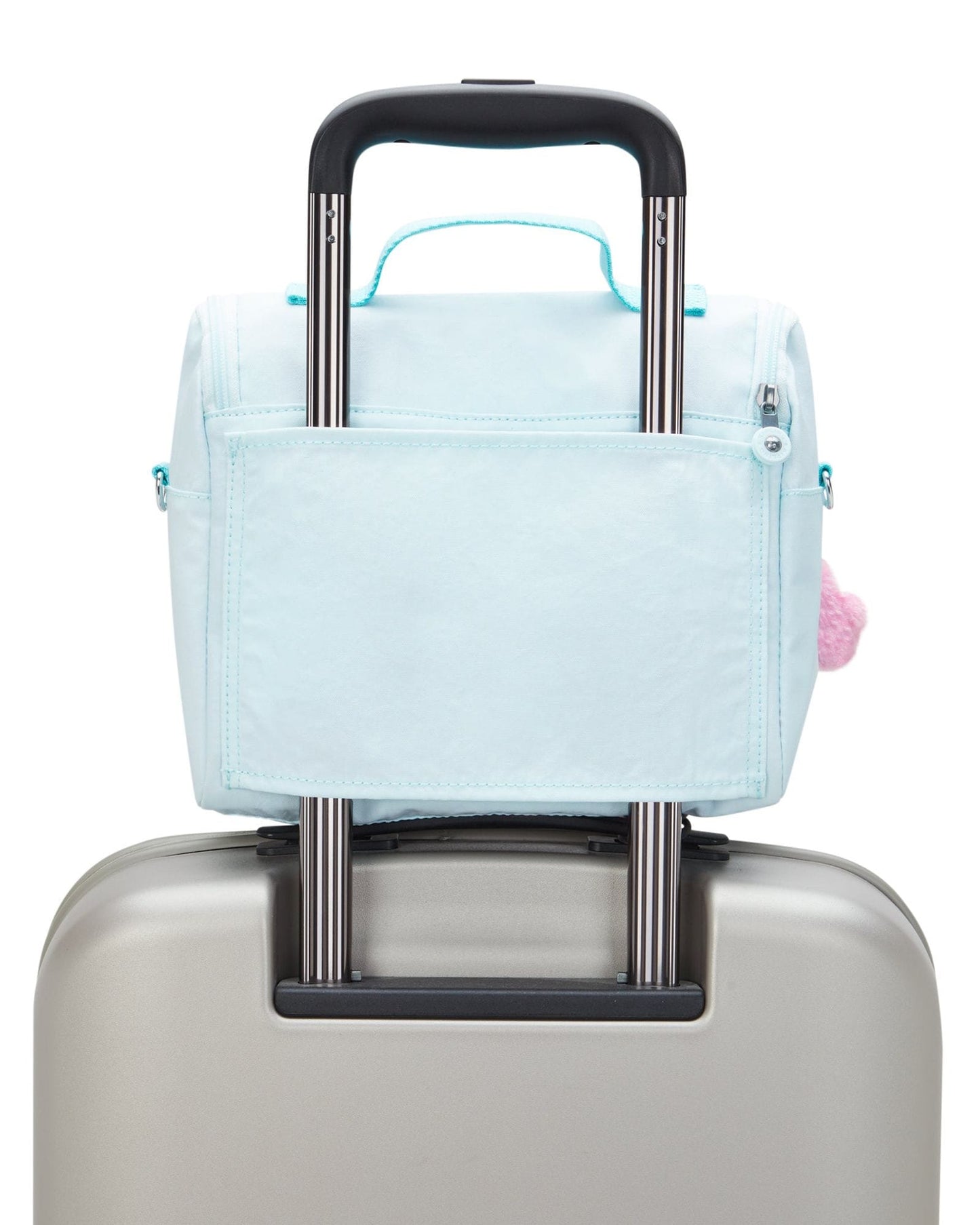 Kipling New Kichirou Blue Sky Metallic Large lunchbox (with Trolley Sleeve) I5356-5MB