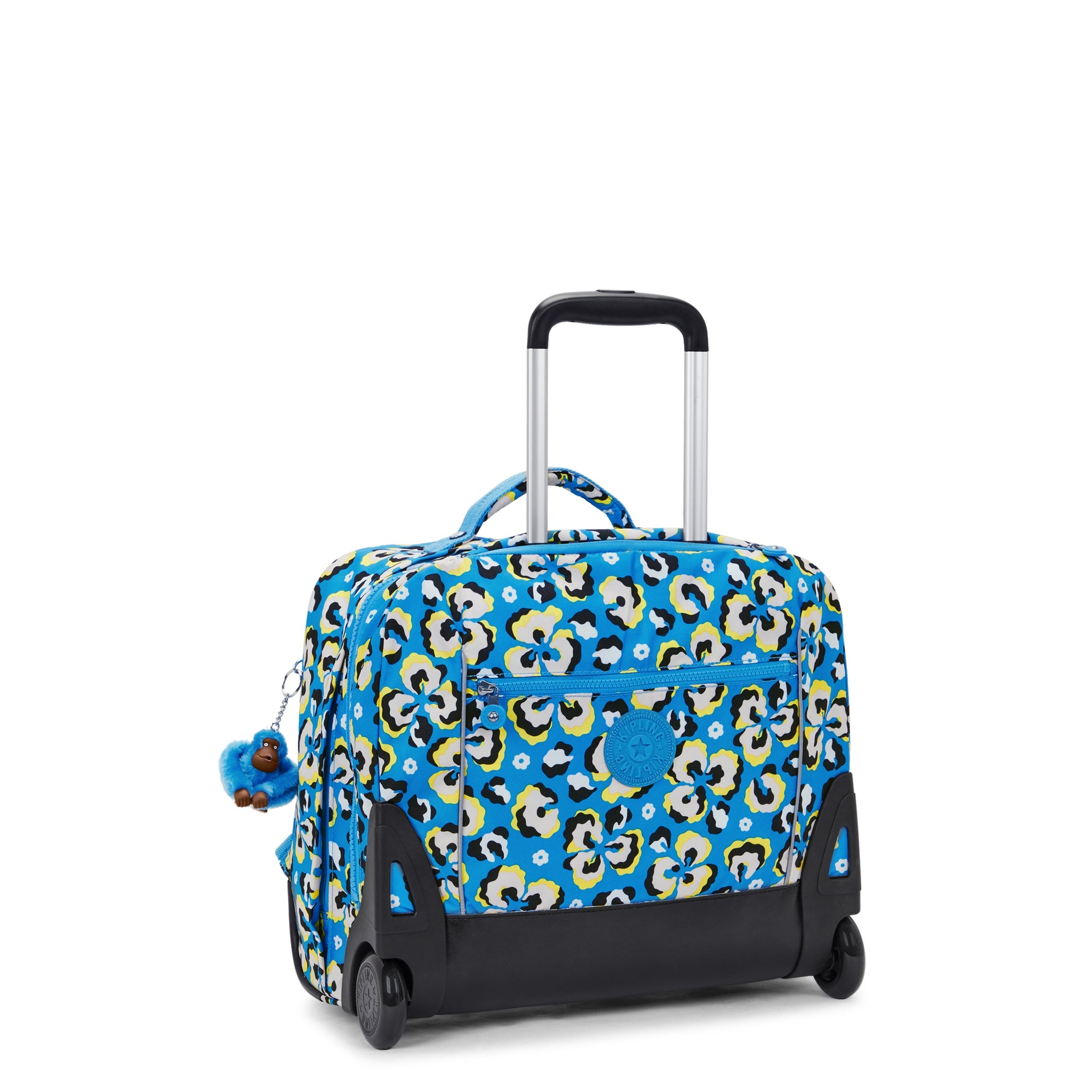 Kipling Large Female Leopard Floral Giorno - Wheeled Bag I5368-P2A