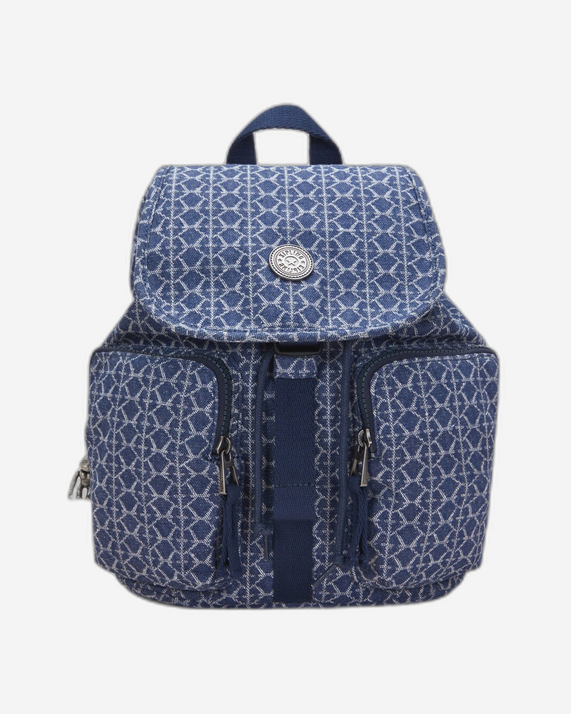Kipling Anto S Signature Denim Small Backpack I5386-7PF