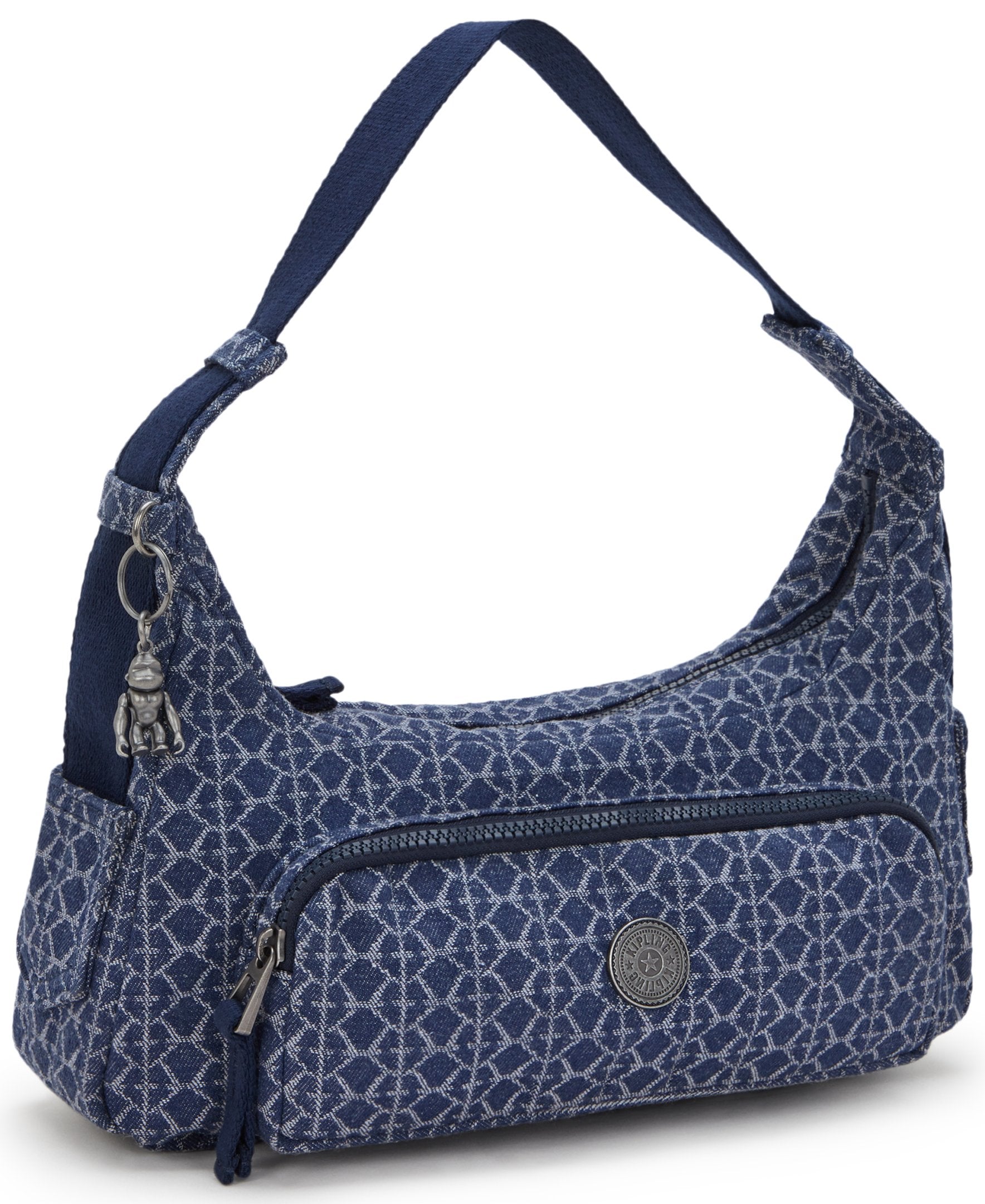 Kipling Karis S Signature Denim Shoulder Bag I5455-7PF