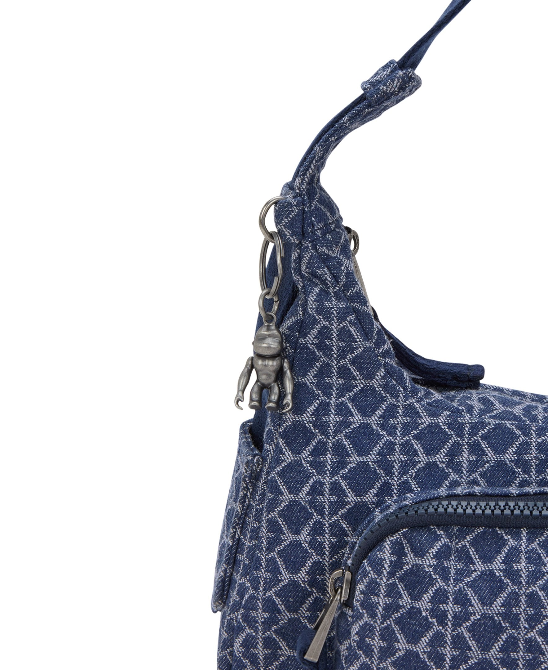 Kipling Karis S Signature Denim Shoulder Bag I5455-7PF
