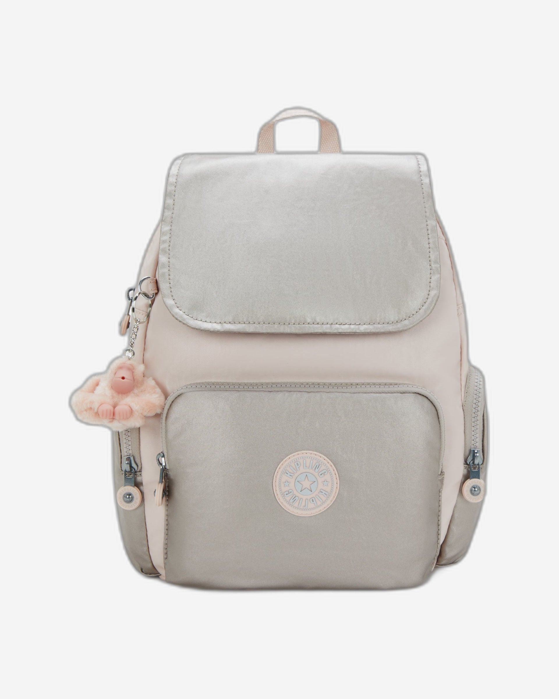 Kipling City Zip S Pink Shine Bl Small Backpack I5634-3EL