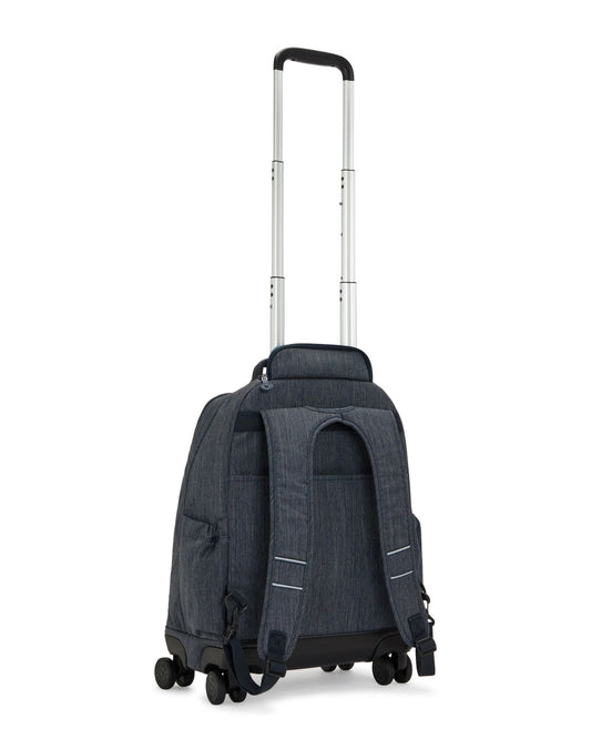 Kipling New Zea Marine Navy Large Wheeled Backpack C2I5635-58C