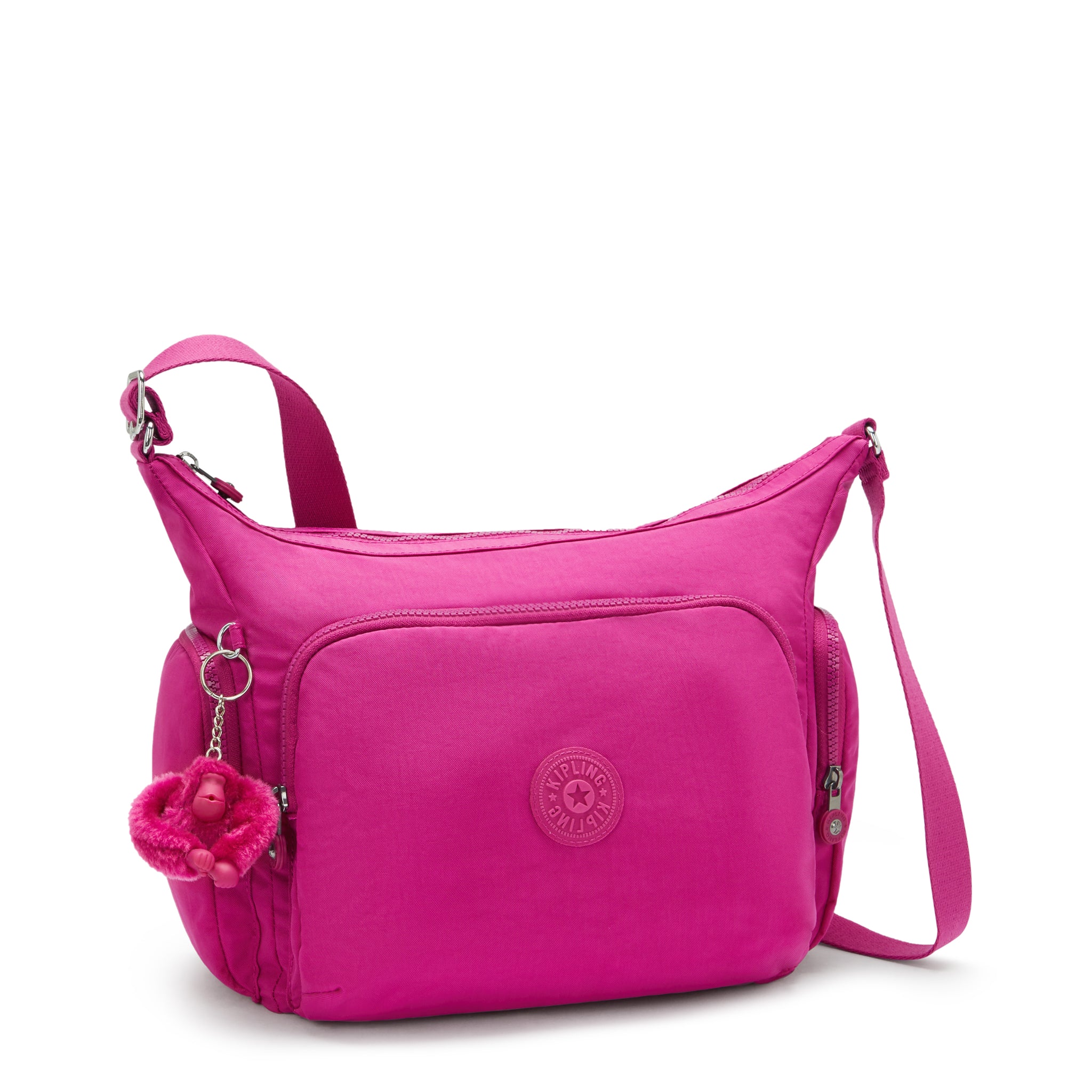 Kipling Gabb Glowing Fuchsia Crossbody Bag I5740-3KU