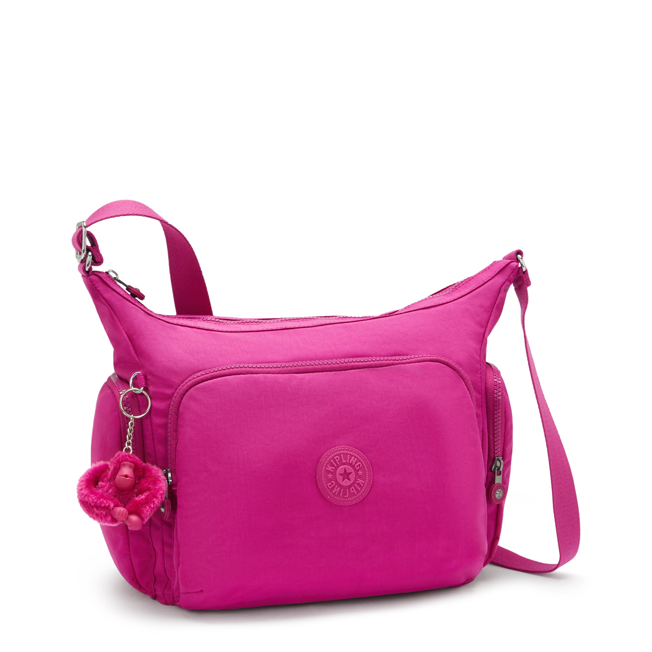 Kipling Gabb Glowing Fuchsia Crossbody Bag I5740-3KU