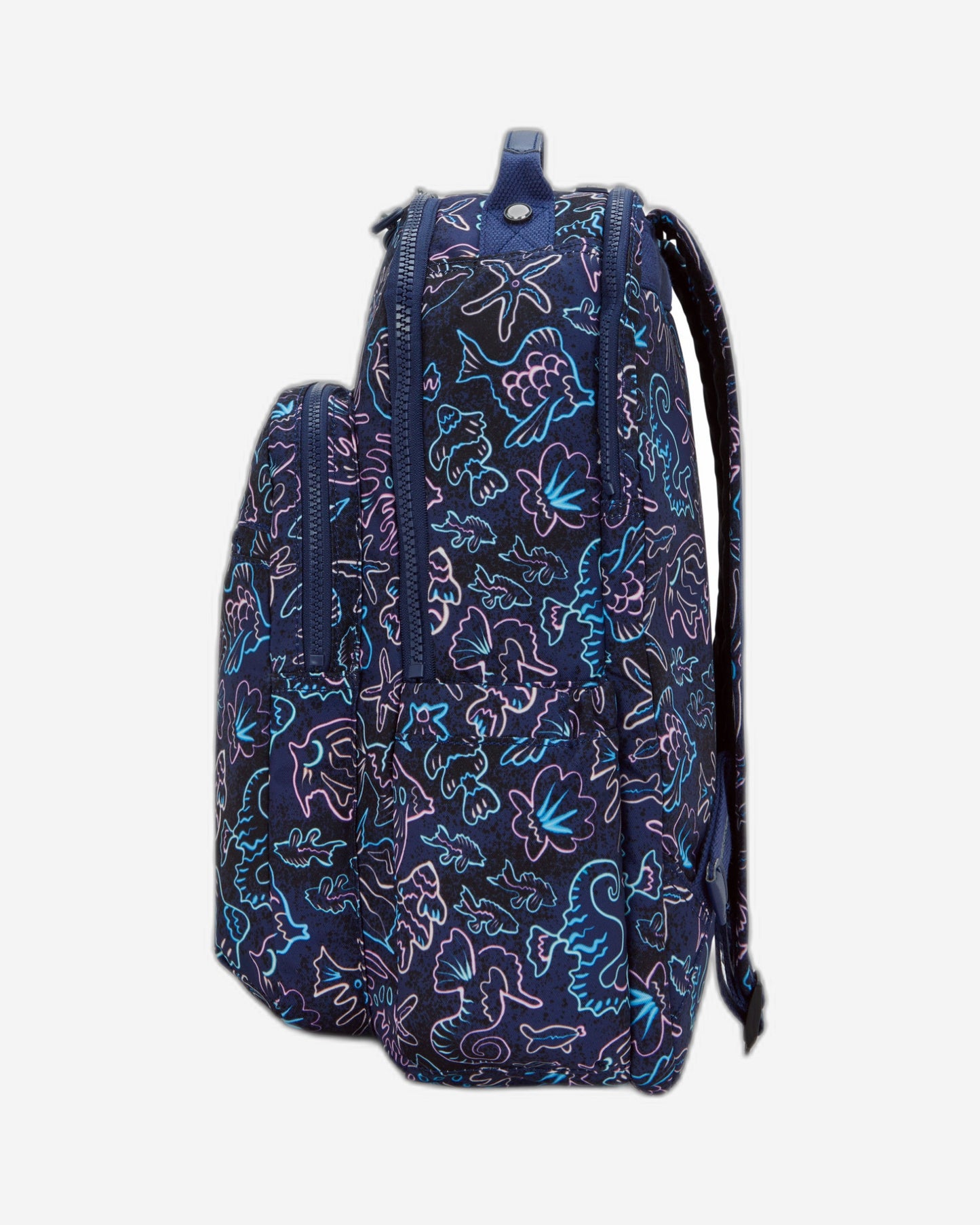 Kipling Seoul Lap Disco Fish Large backpack with laptop compartment I5816-4FK