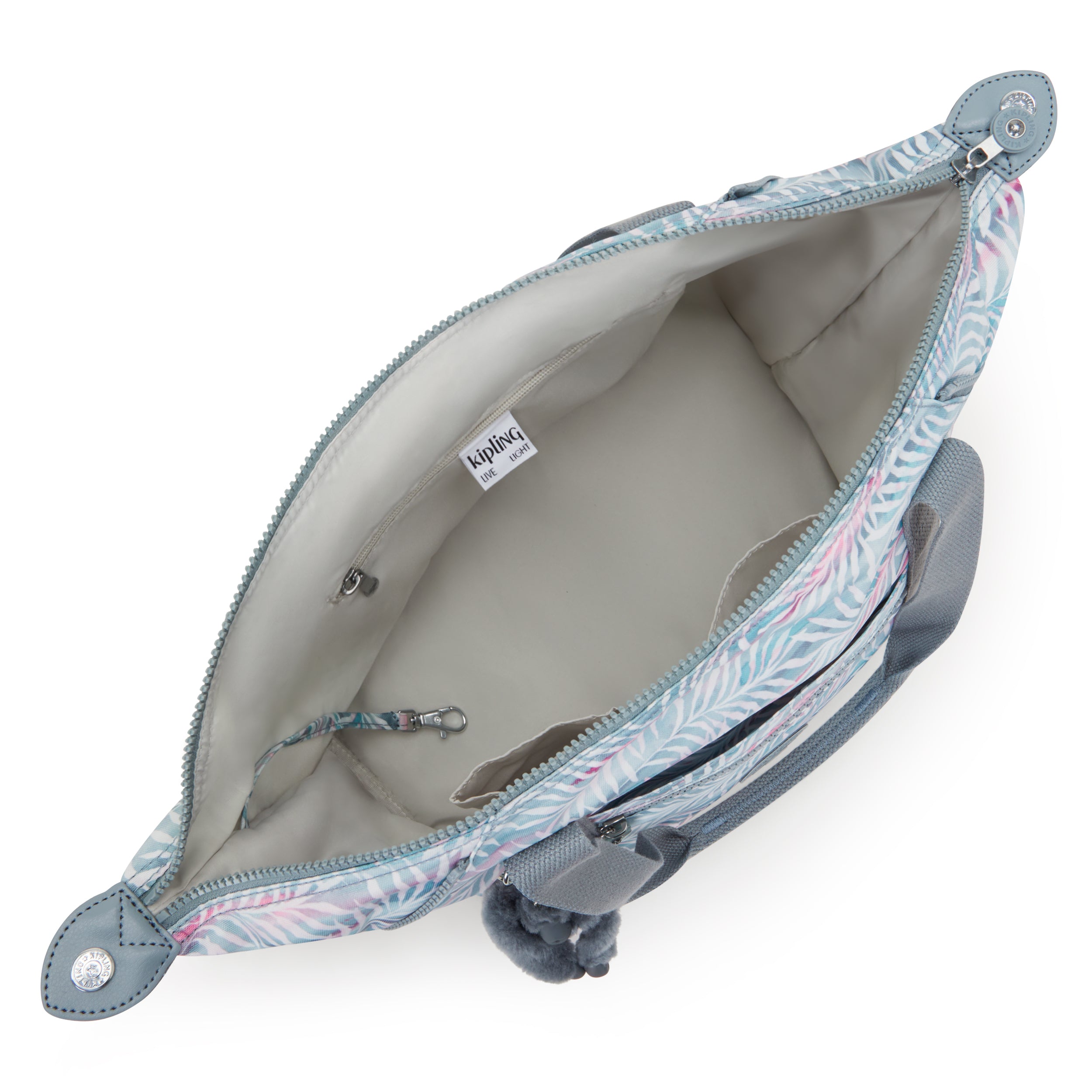 Kipling Art Palmtree Leaves Tote Bag I5991-3QN