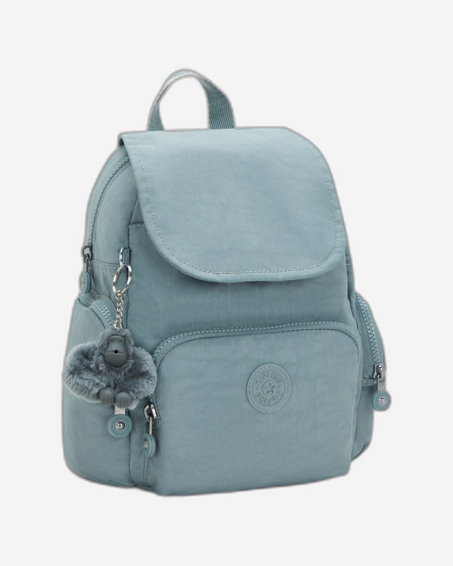Kipling City Zip Mini Relaxed Grey Small Backpack I6046-3NL