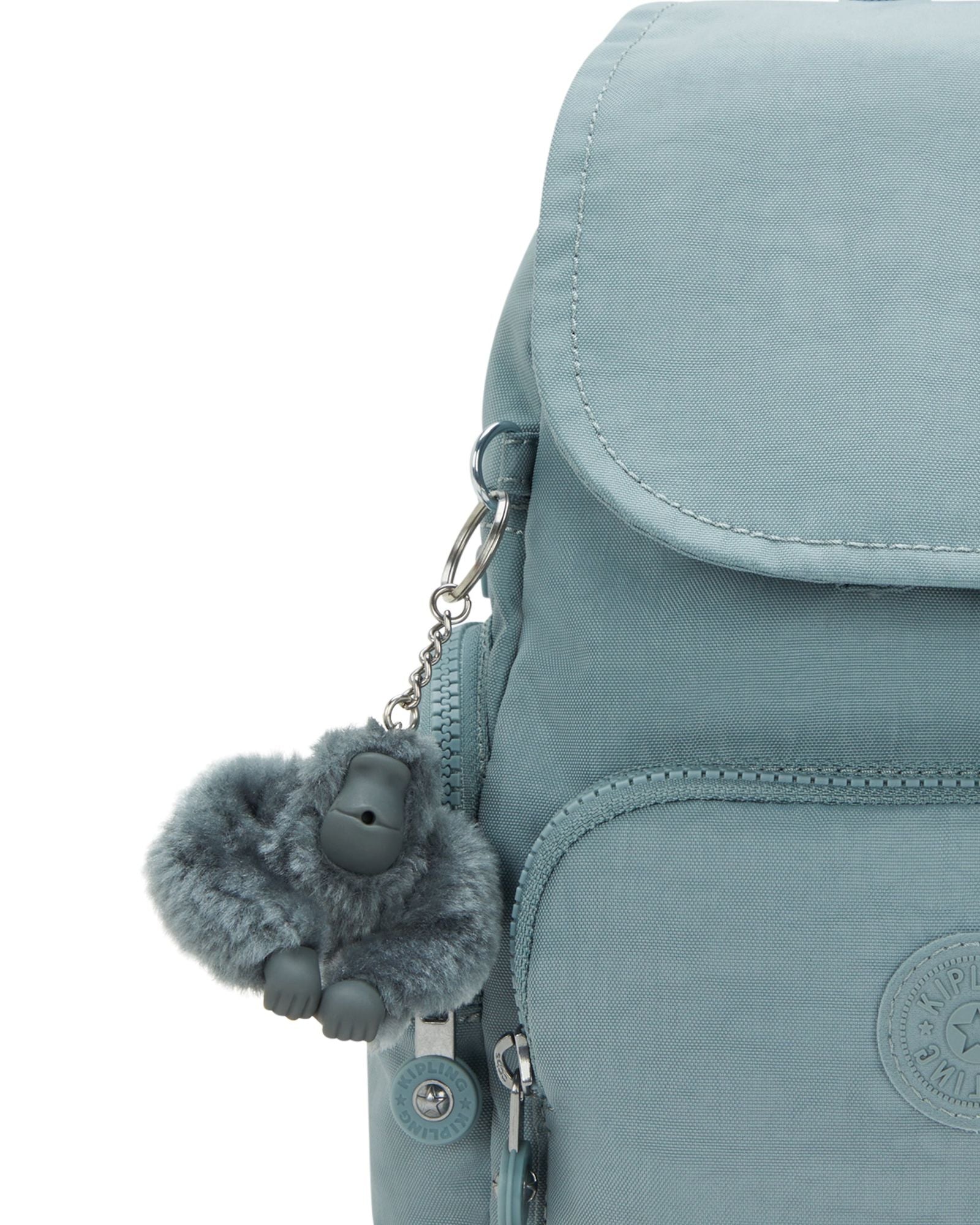 Kipling City Zip Mini Relaxed Grey Small Backpack I6046-3NL