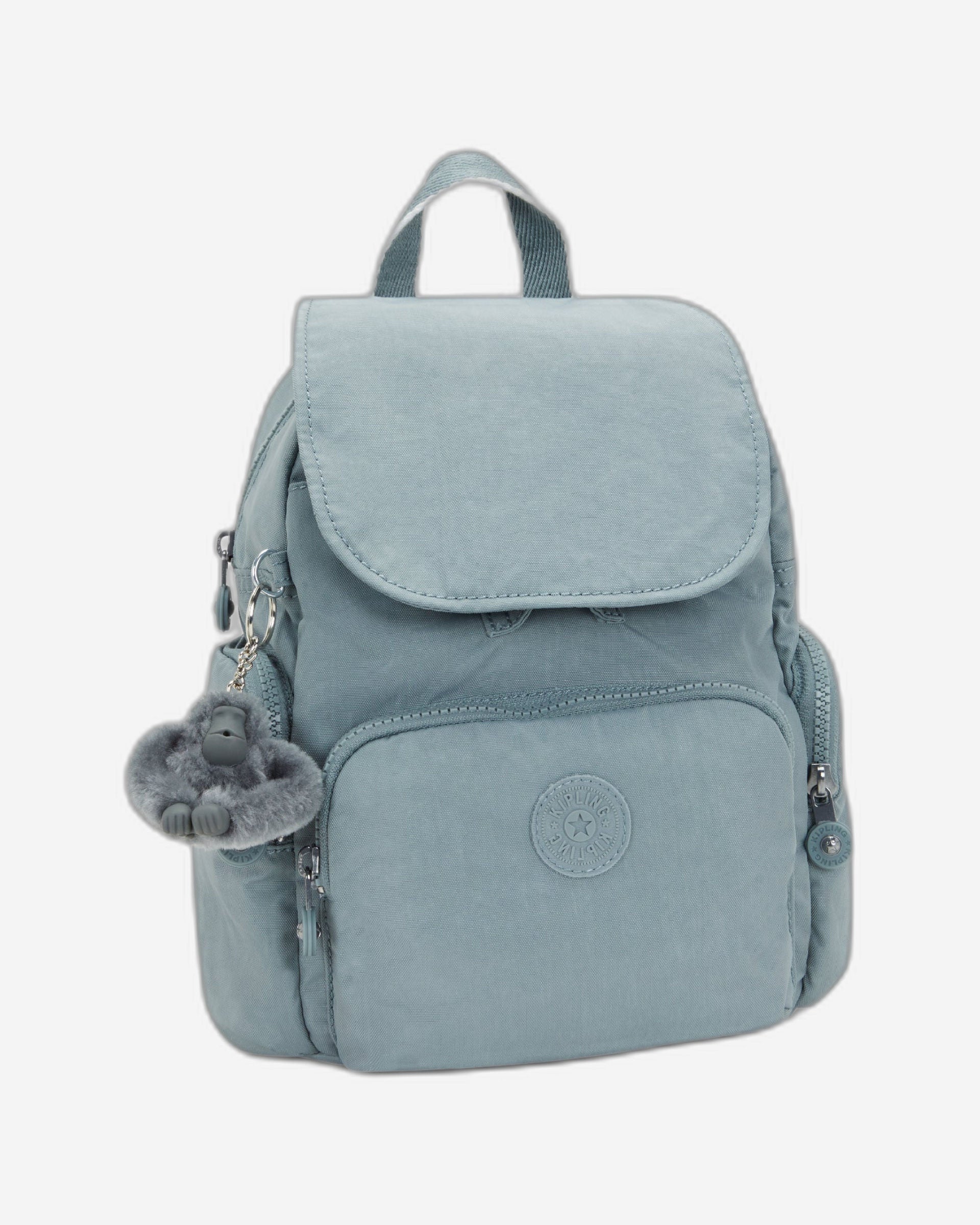 Kipling City Zip Mini Relaxed Grey Small Backpack I6046-3NL