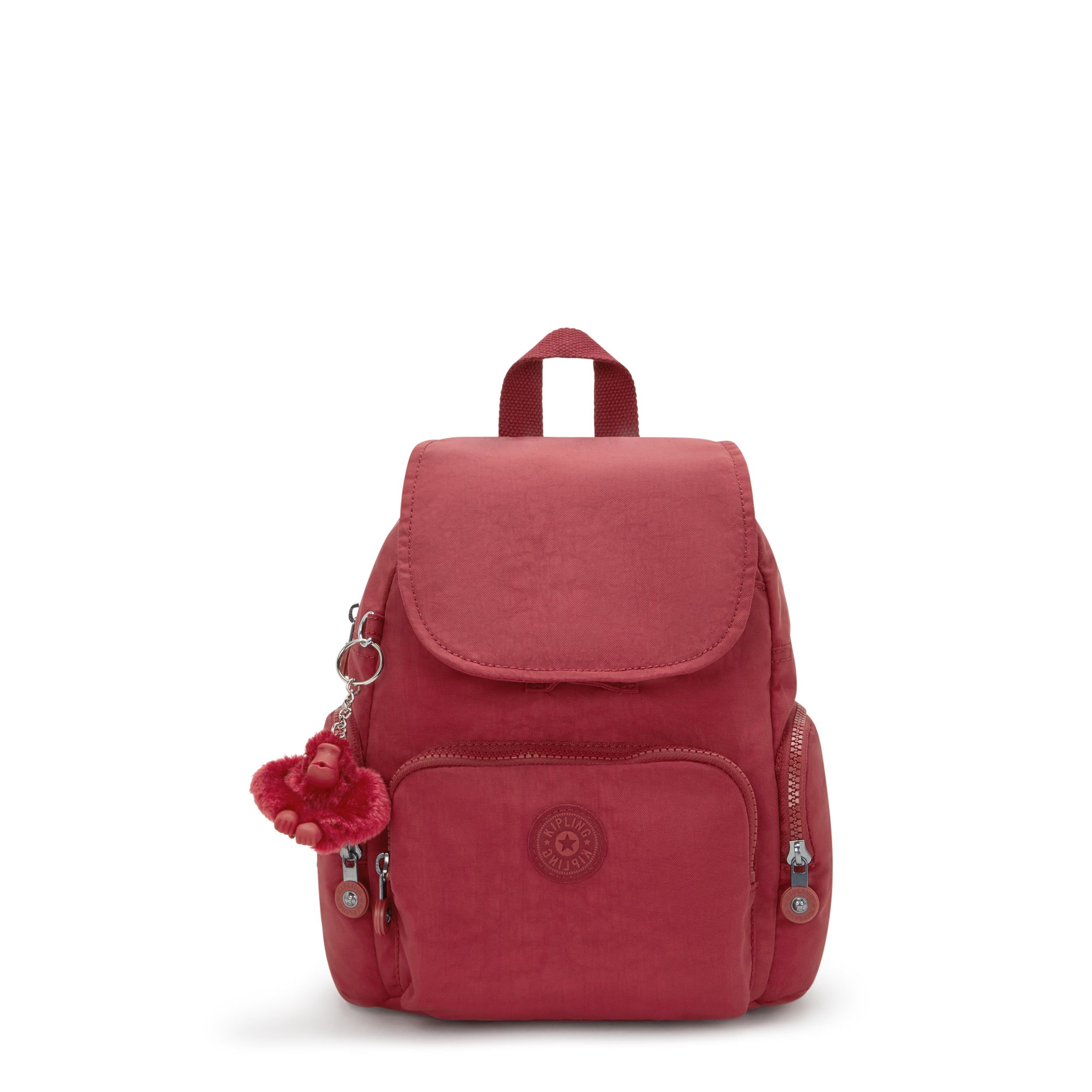 Kipling City Zip Mini Funky Red Small Backpack I6046-4SS